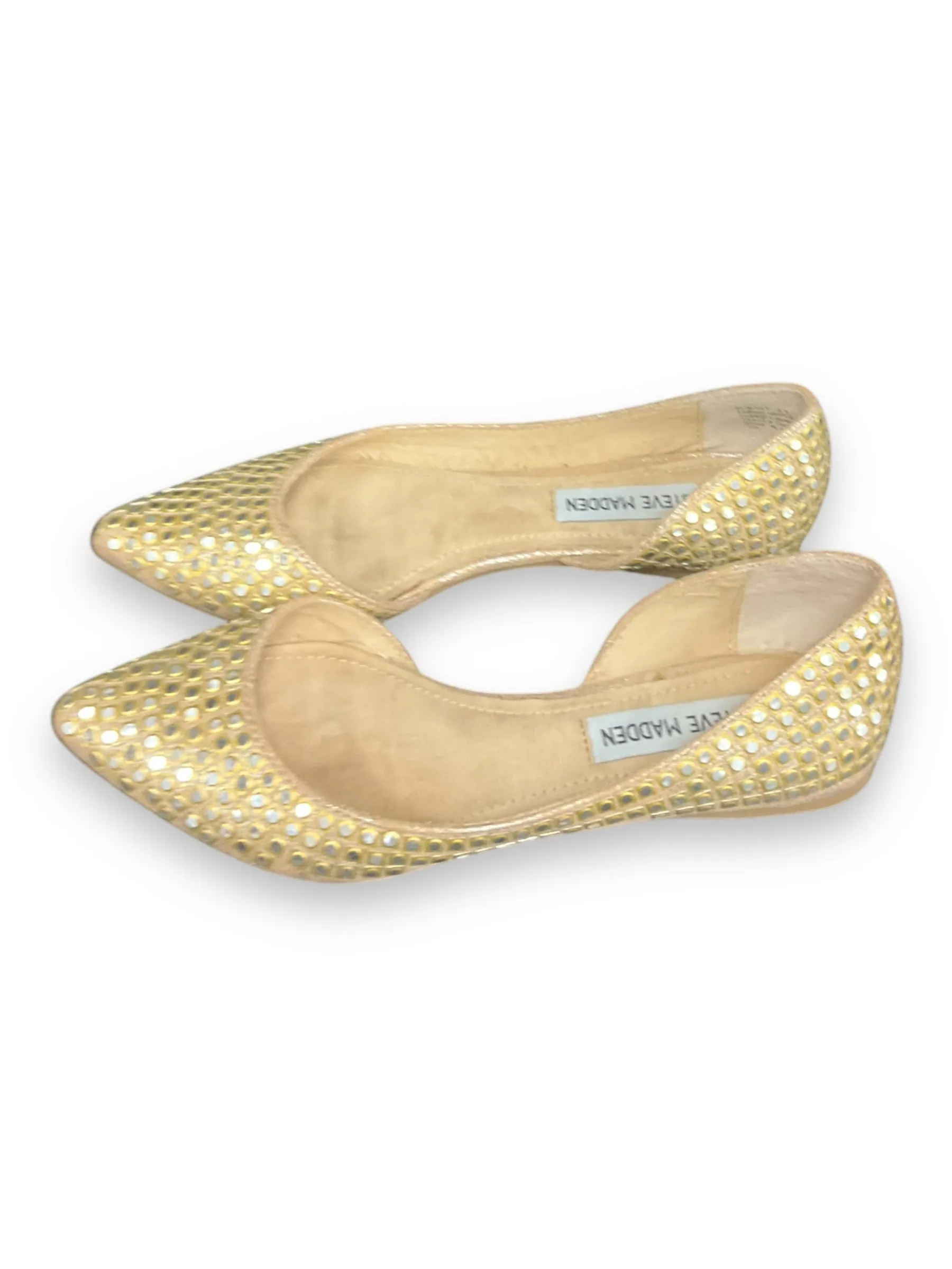 Shoes Flats By Steve Madden In Gold & Silver, Size: 5.5 steve madden