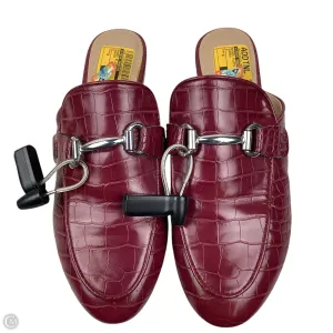 Shoes Flats By Steve Madden In Maroon, Size: 8 steve madden
