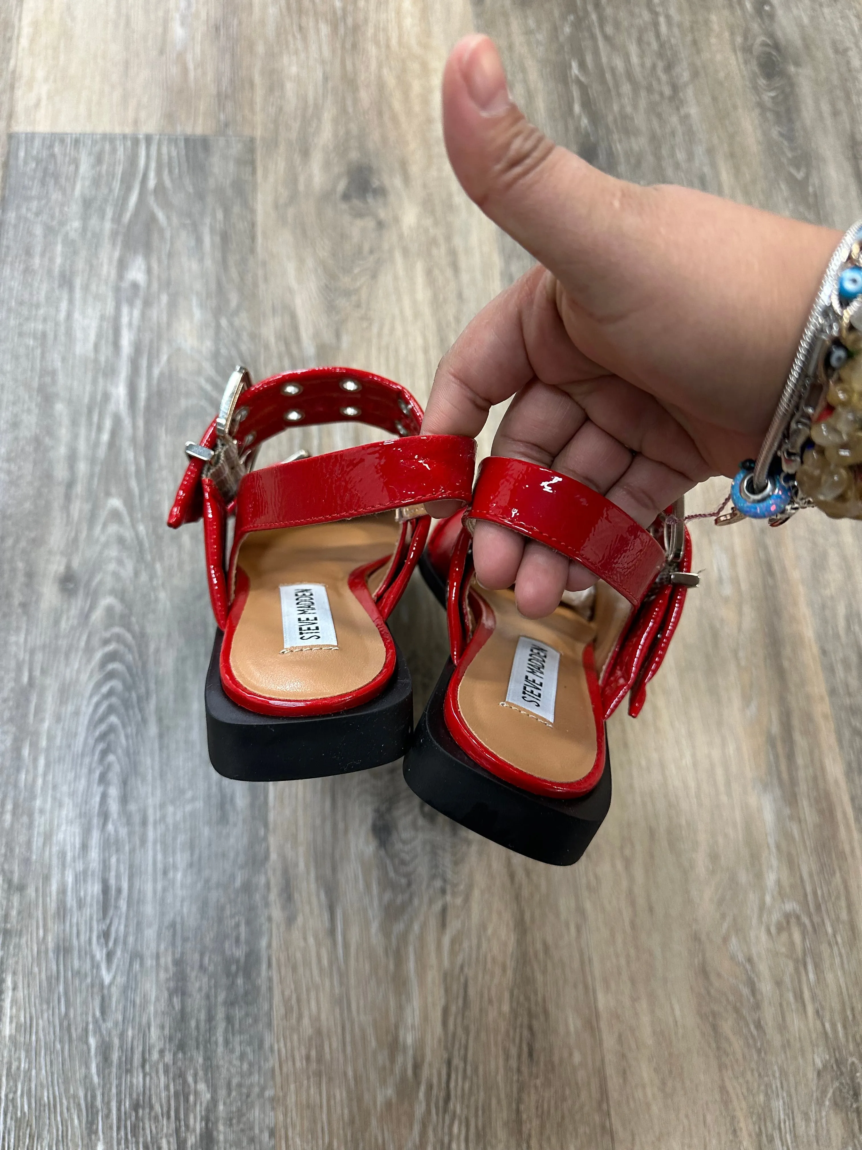 Shoes Flats By Steve Madden In Red, Size: 5.5 steve madden