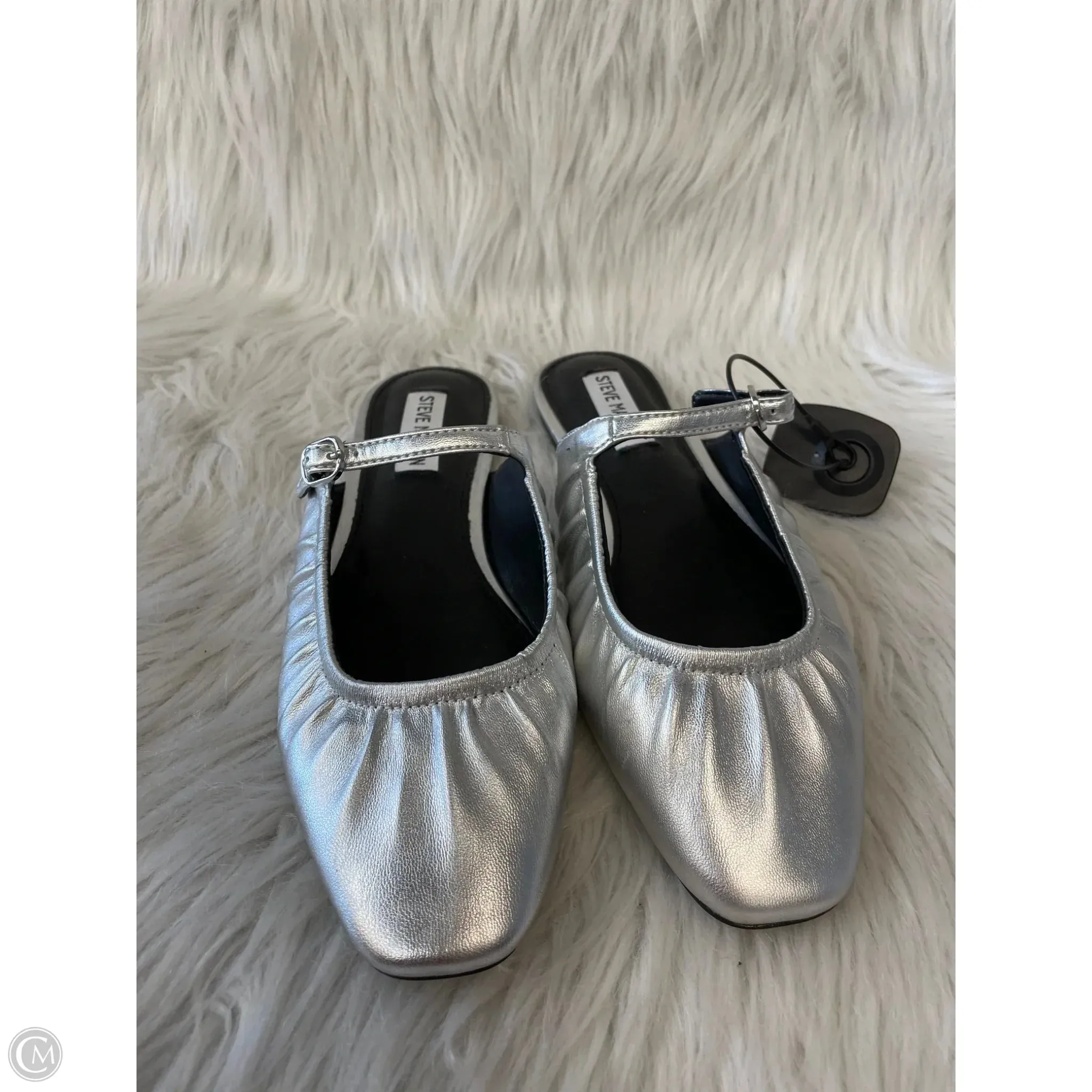 Shoes Flats By Steve Madden In Silver, Size: 7.5 steve madden