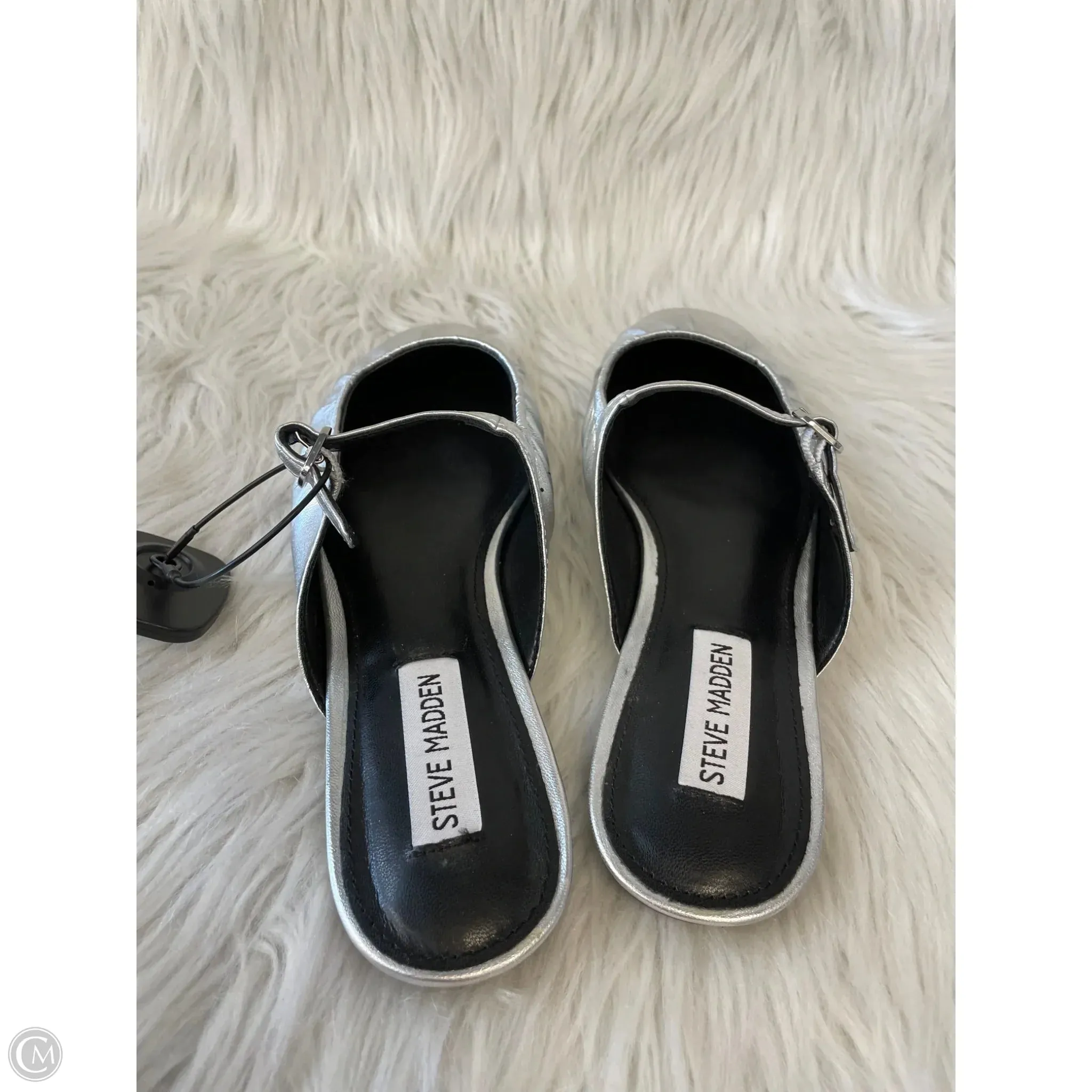 Shoes Flats By Steve Madden In Silver, Size: 7.5 steve madden
