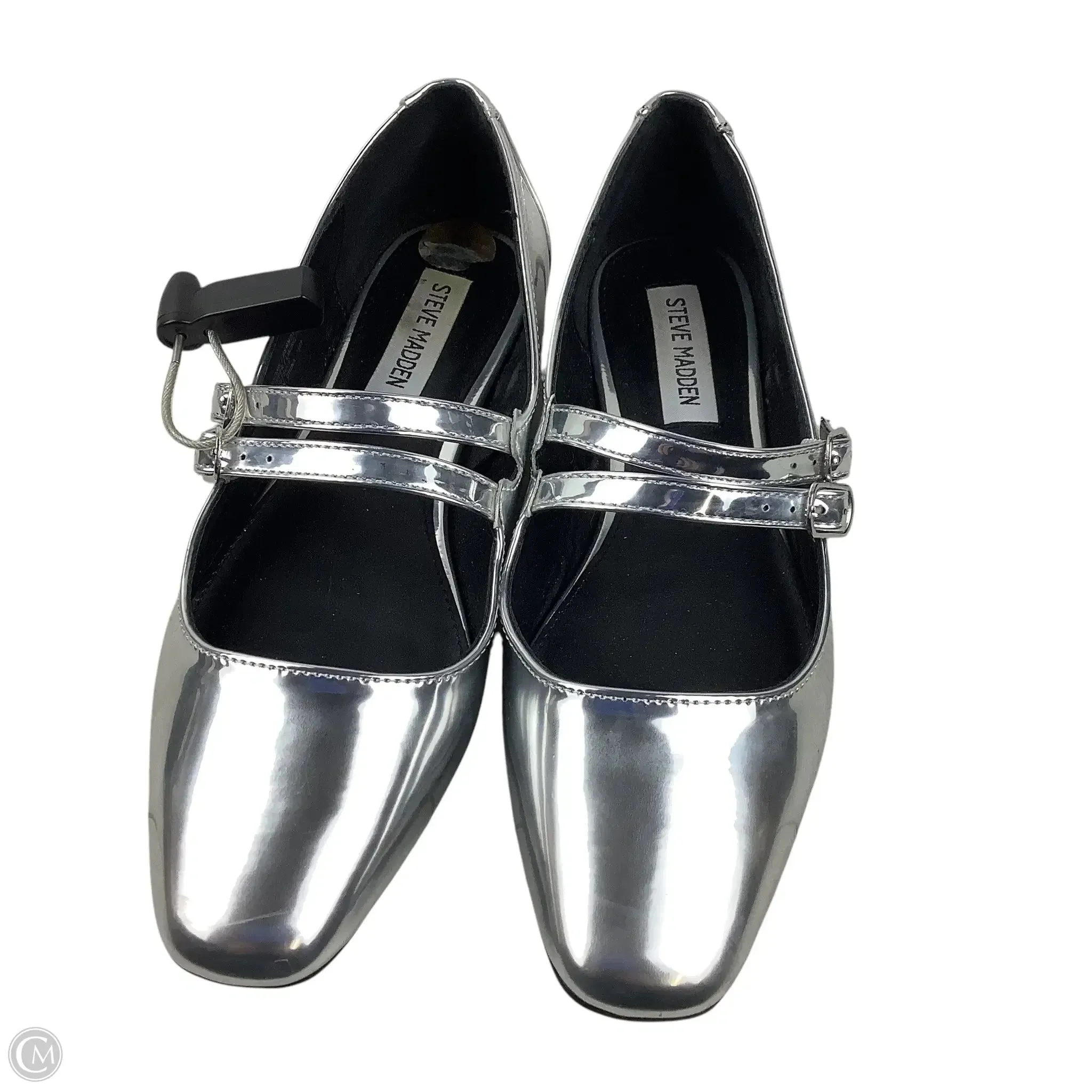 Shoes Flats By Steve Madden In Silver, Size: 8 steve madden