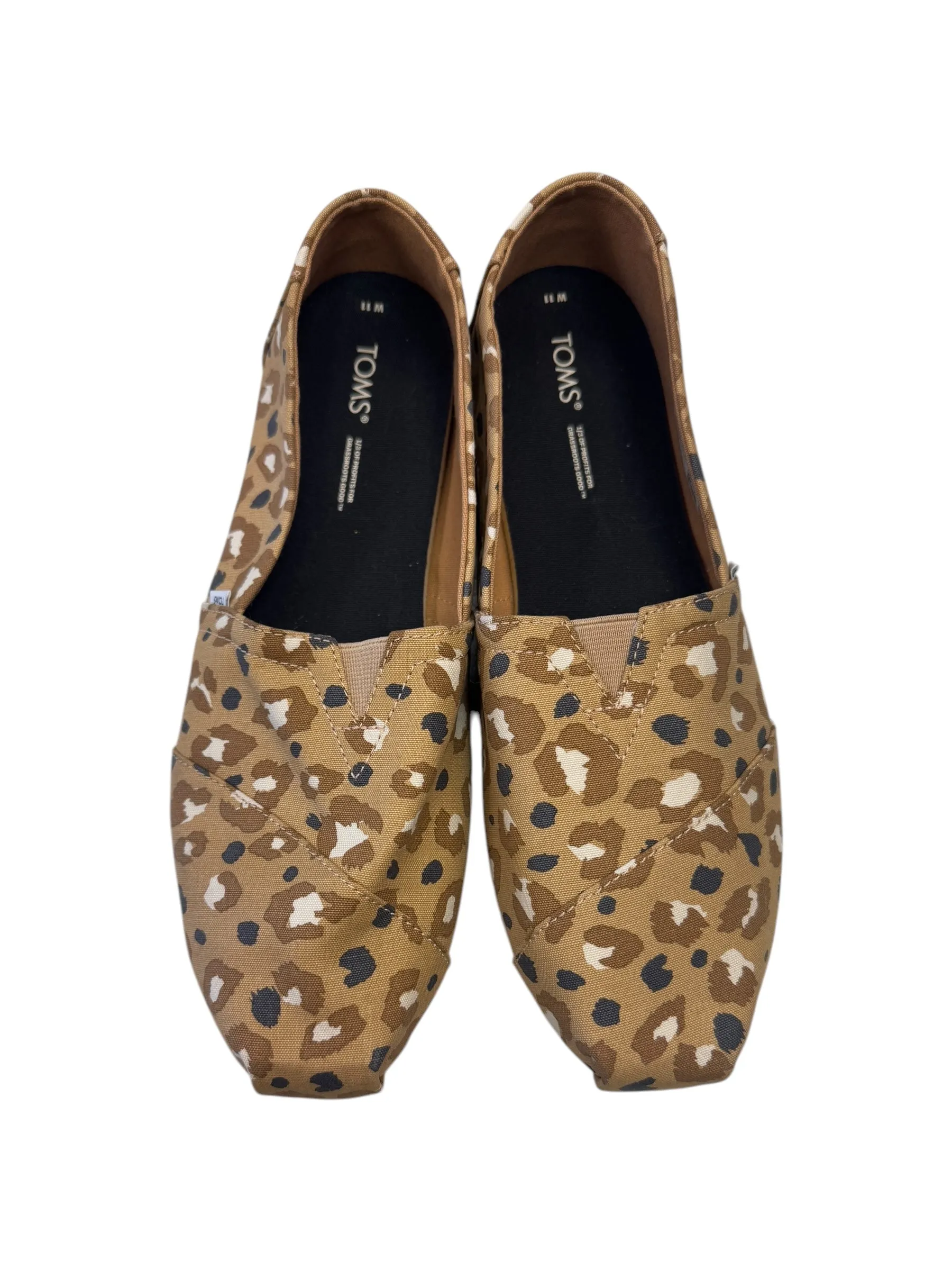 Shoes Flats By Toms In Animal Print, Size: 11 toms