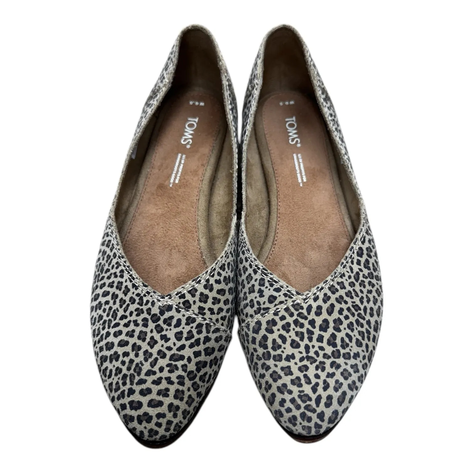 Shoes Flats By Toms In Animal Print, Size: 6.5 toms