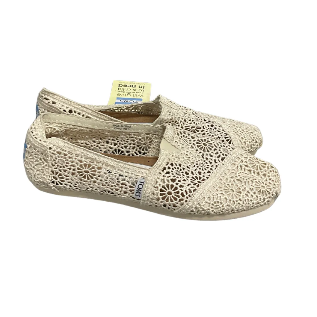 Shoes Flats By Toms In Beige, Size: 8.5 toms
