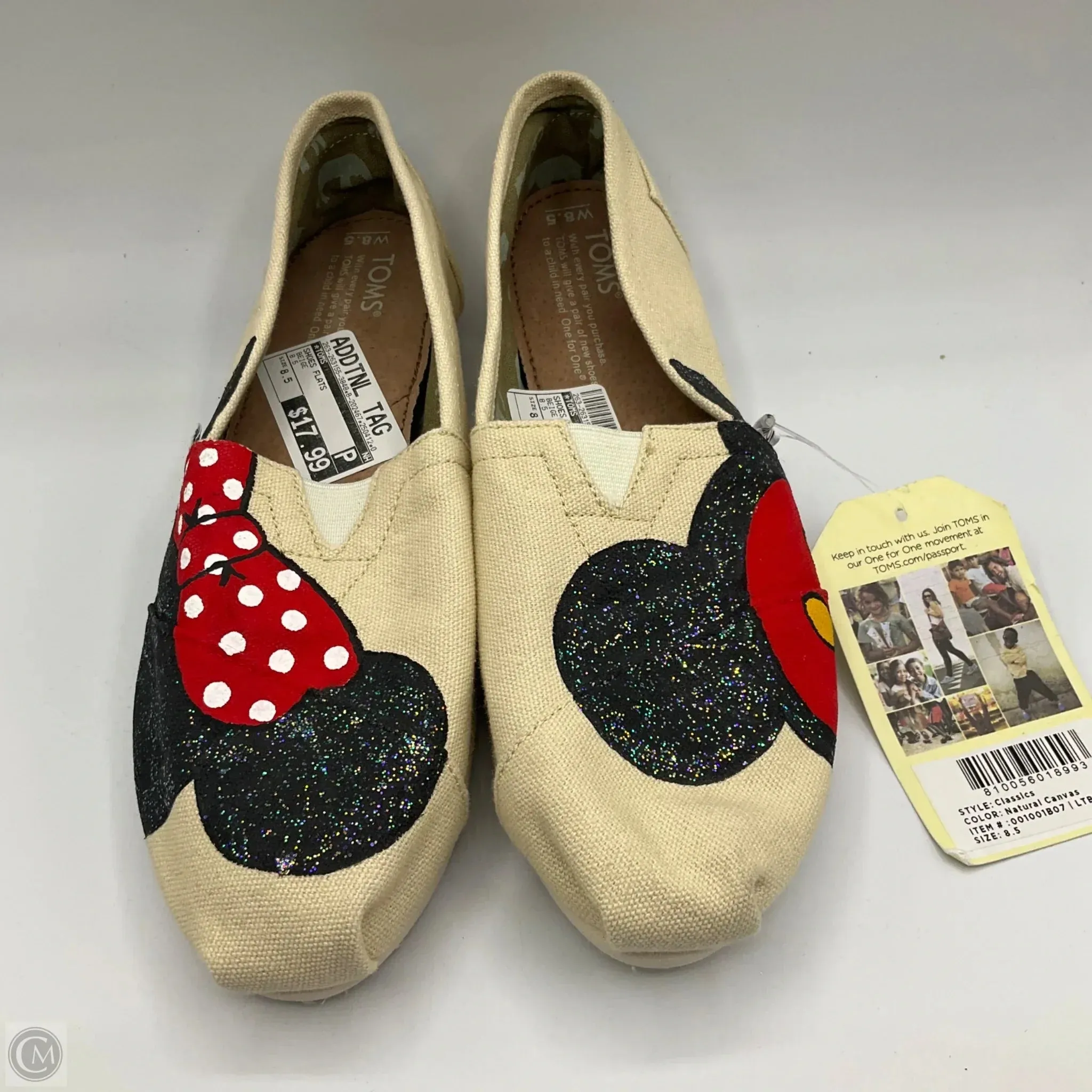 Shoes Flats By Toms In Beige, Size: 8.5 toms