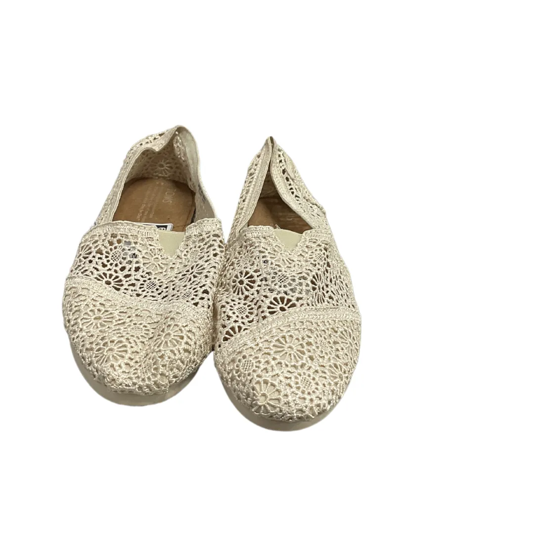 Shoes Flats By Toms In Beige, Size: 8.5 toms
