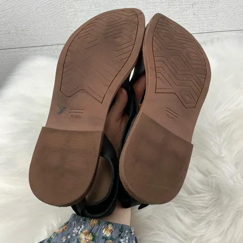 Shoes Flats By Toms In Black & Brown, Size: 11 toms