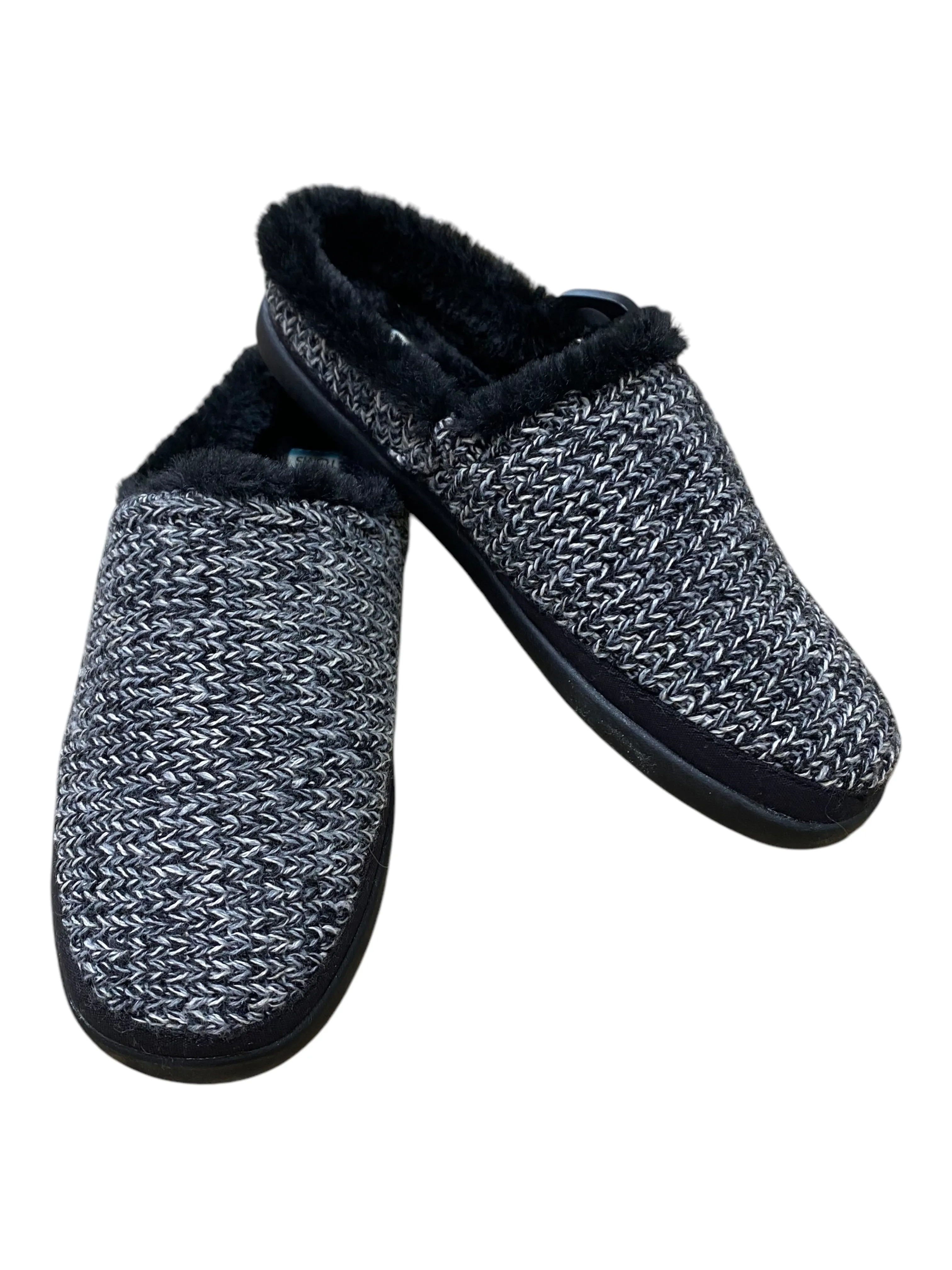 Shoes Flats By Toms In Black & Grey, Size:7.5 toms