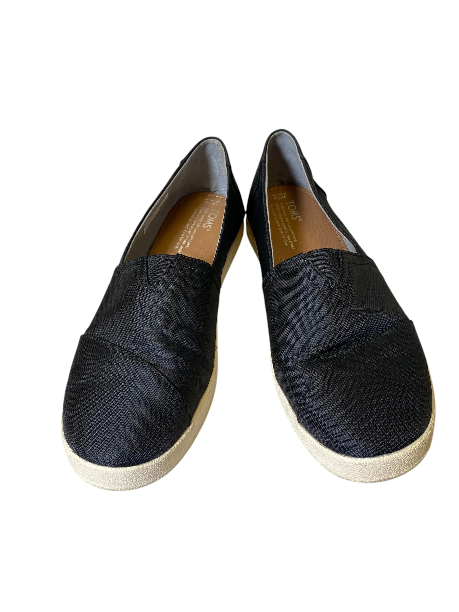 Shoes Flats By Toms In Black, Size: 10 toms