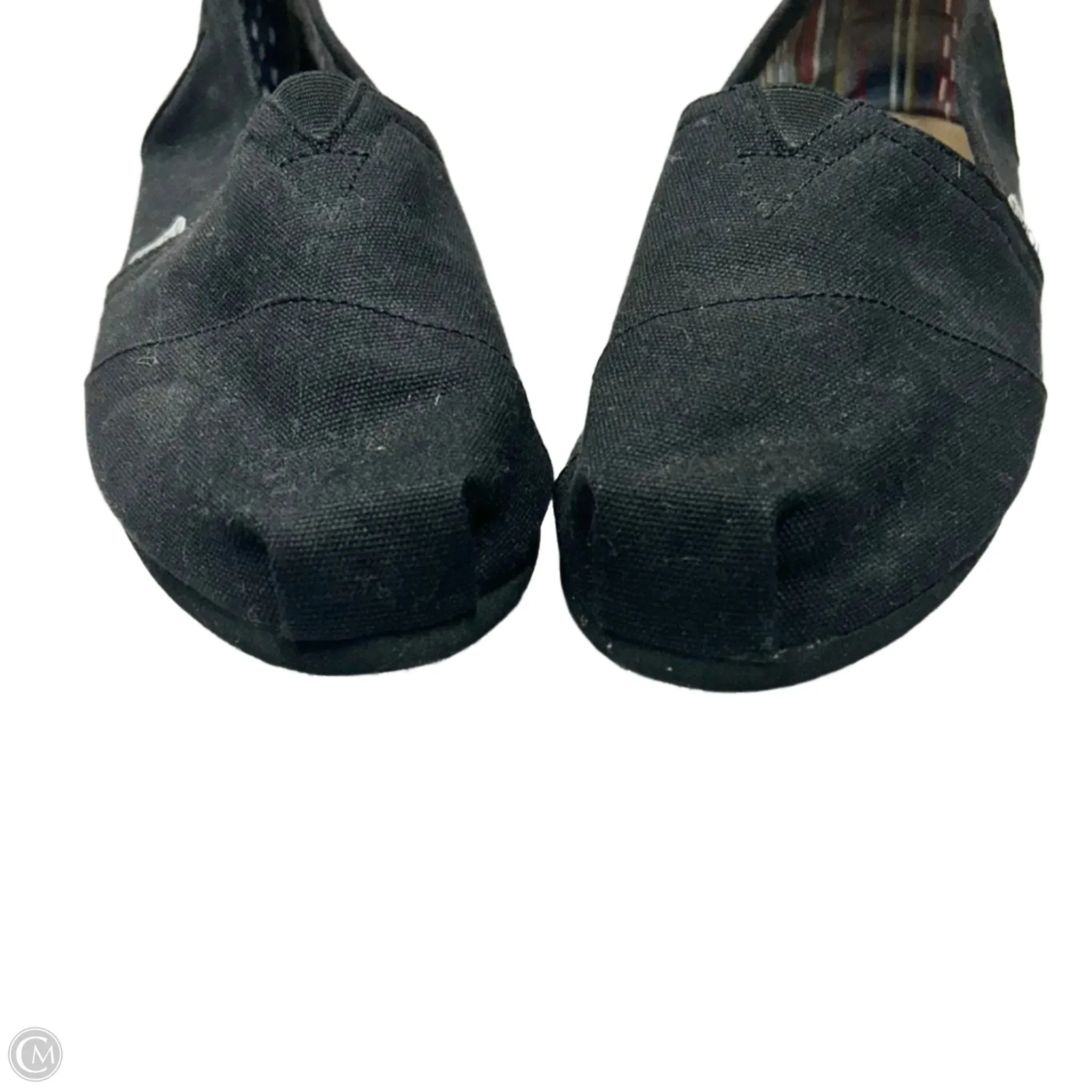 Shoes Flats By Toms In Black, Size: 11 toms