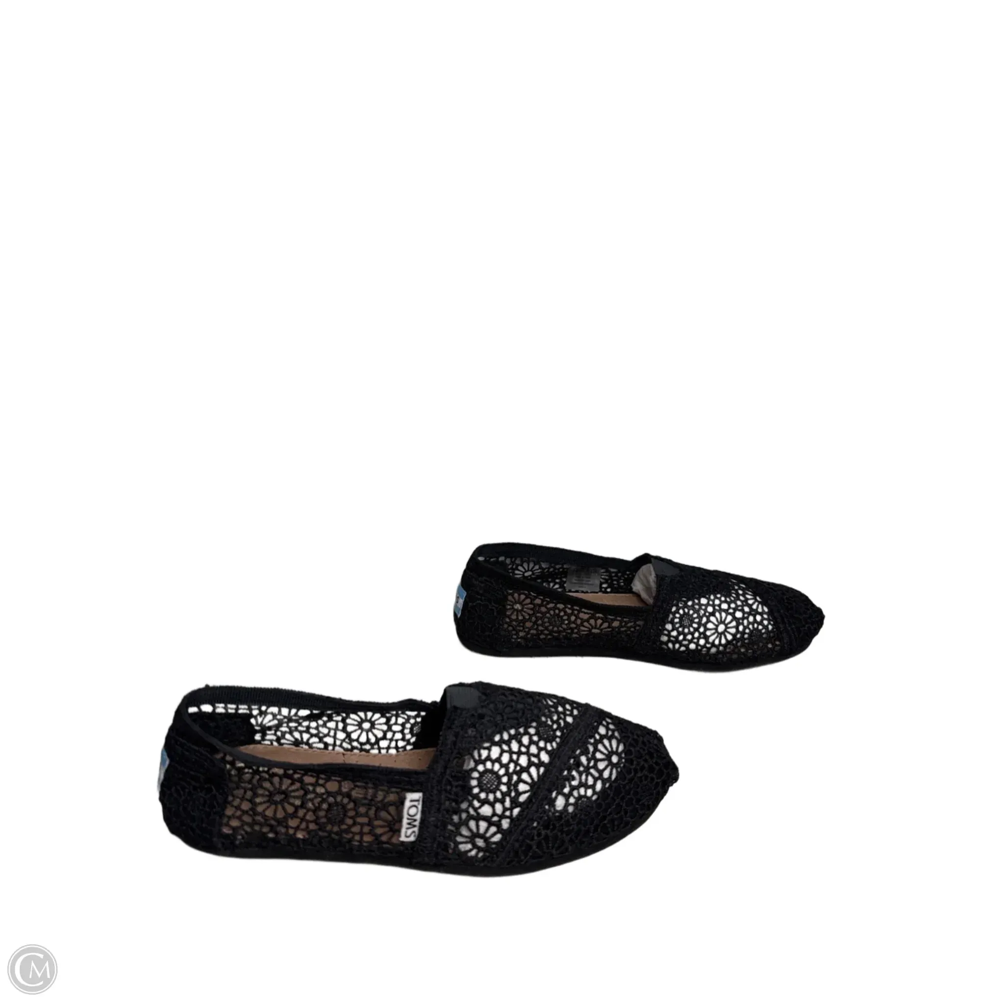 Shoes Flats By Toms In Black, Size: 5 toms