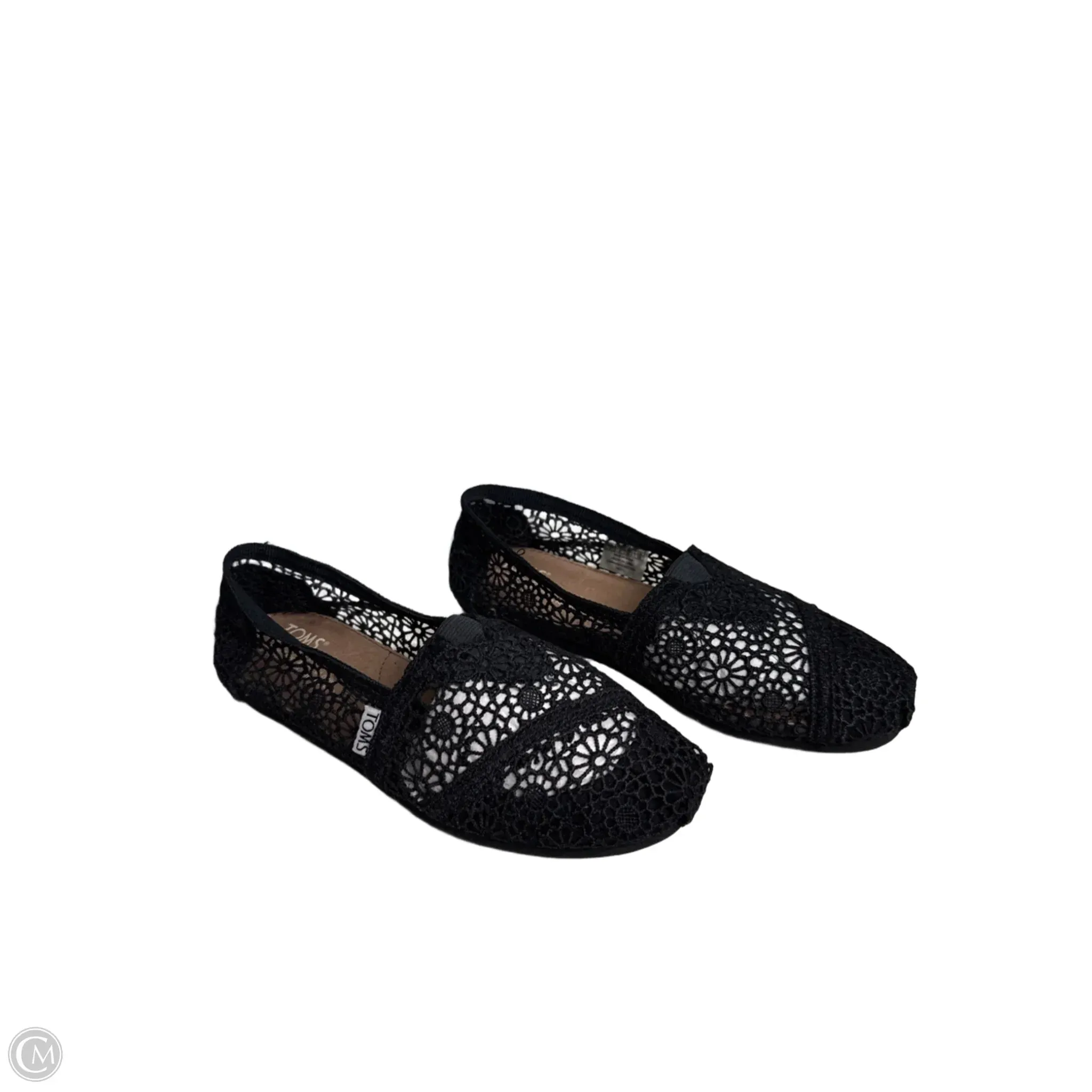 Shoes Flats By Toms In Black, Size: 5 toms