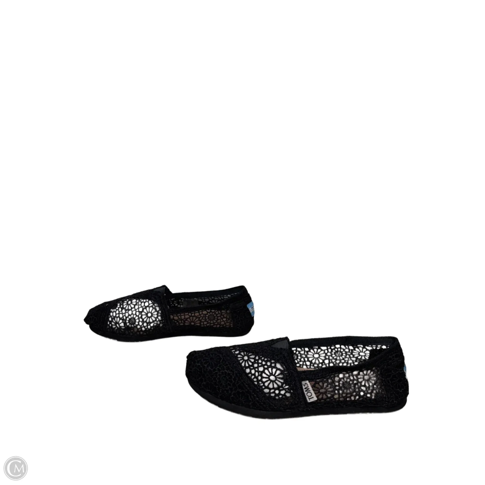 Shoes Flats By Toms In Black, Size: 5 toms