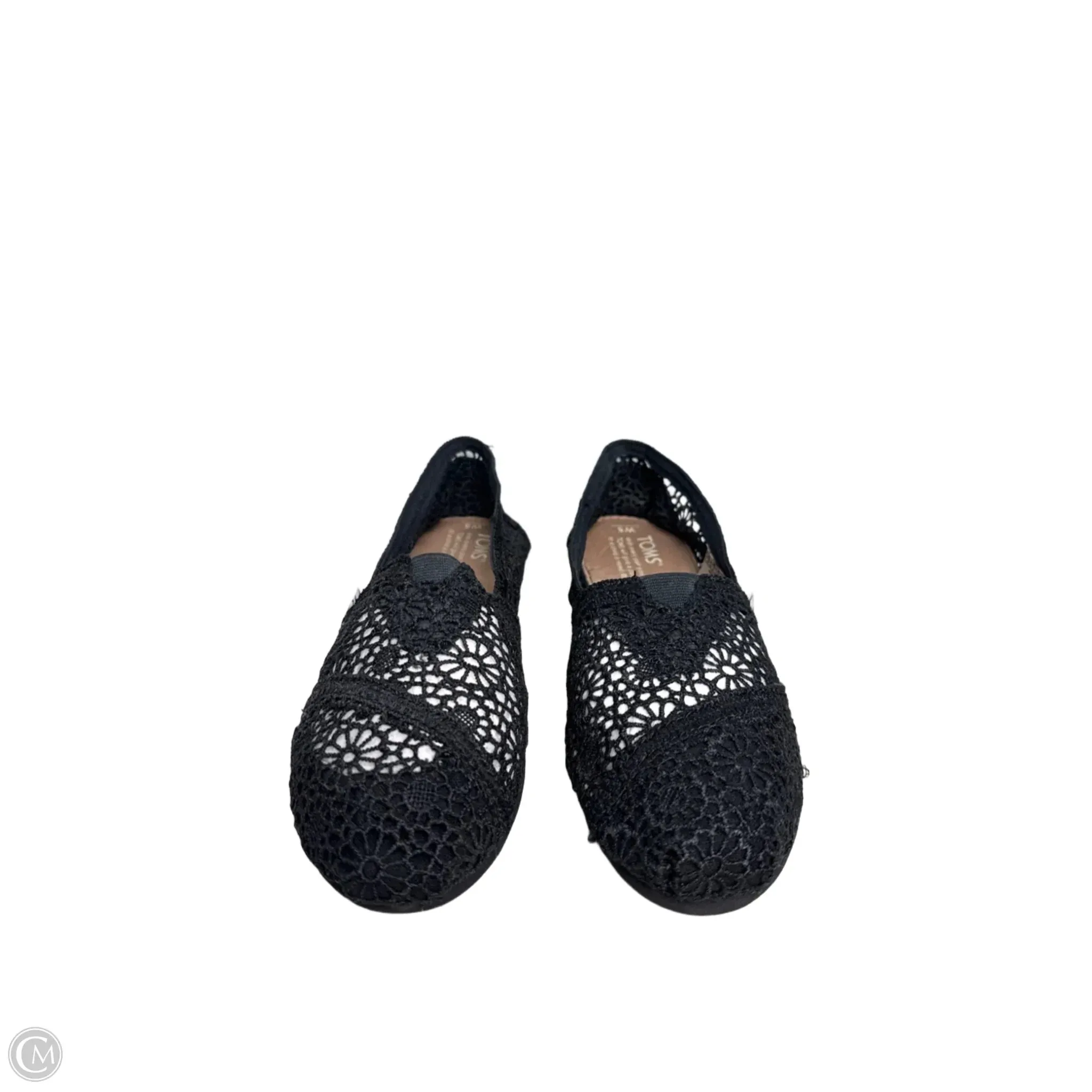 Shoes Flats By Toms In Black, Size: 5 toms