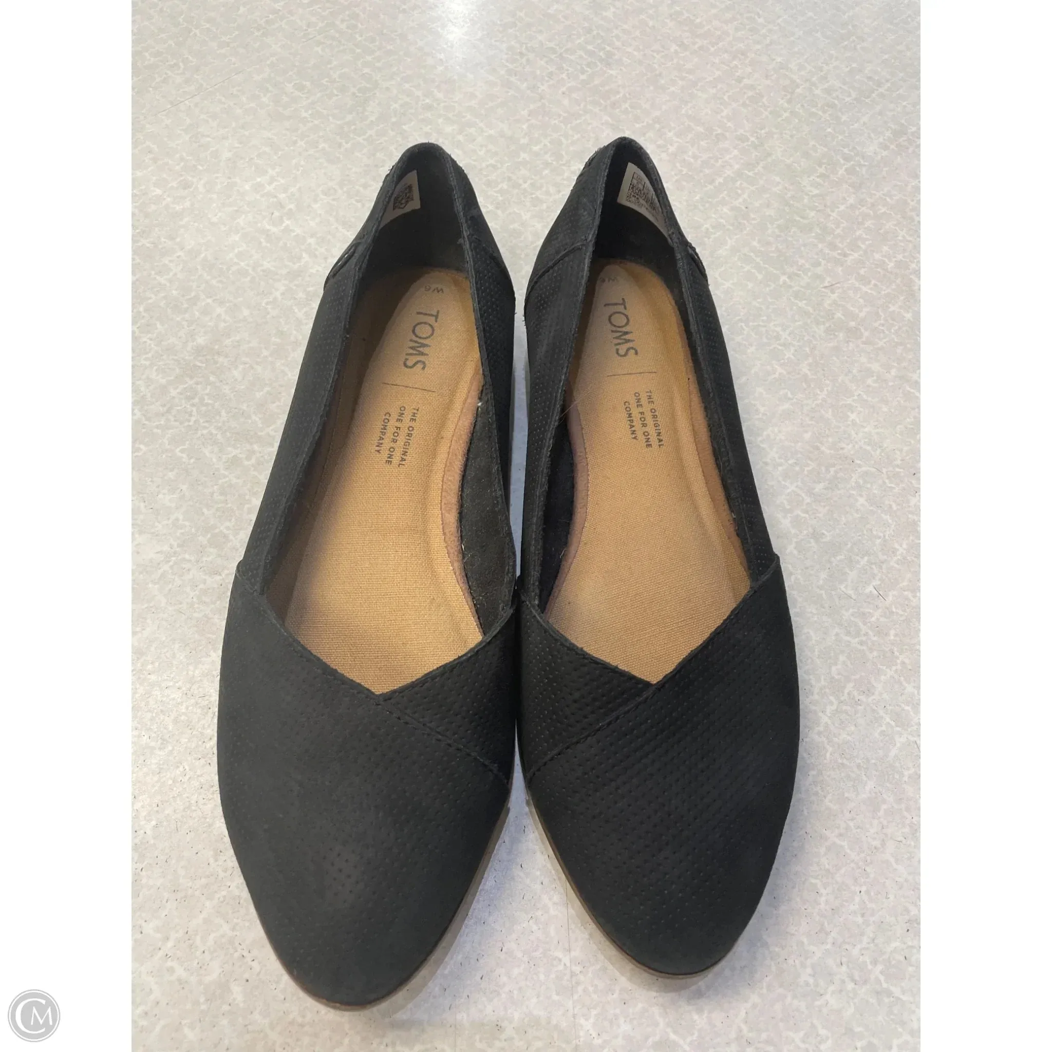 Shoes Flats By Toms In Black, Size: 6 toms