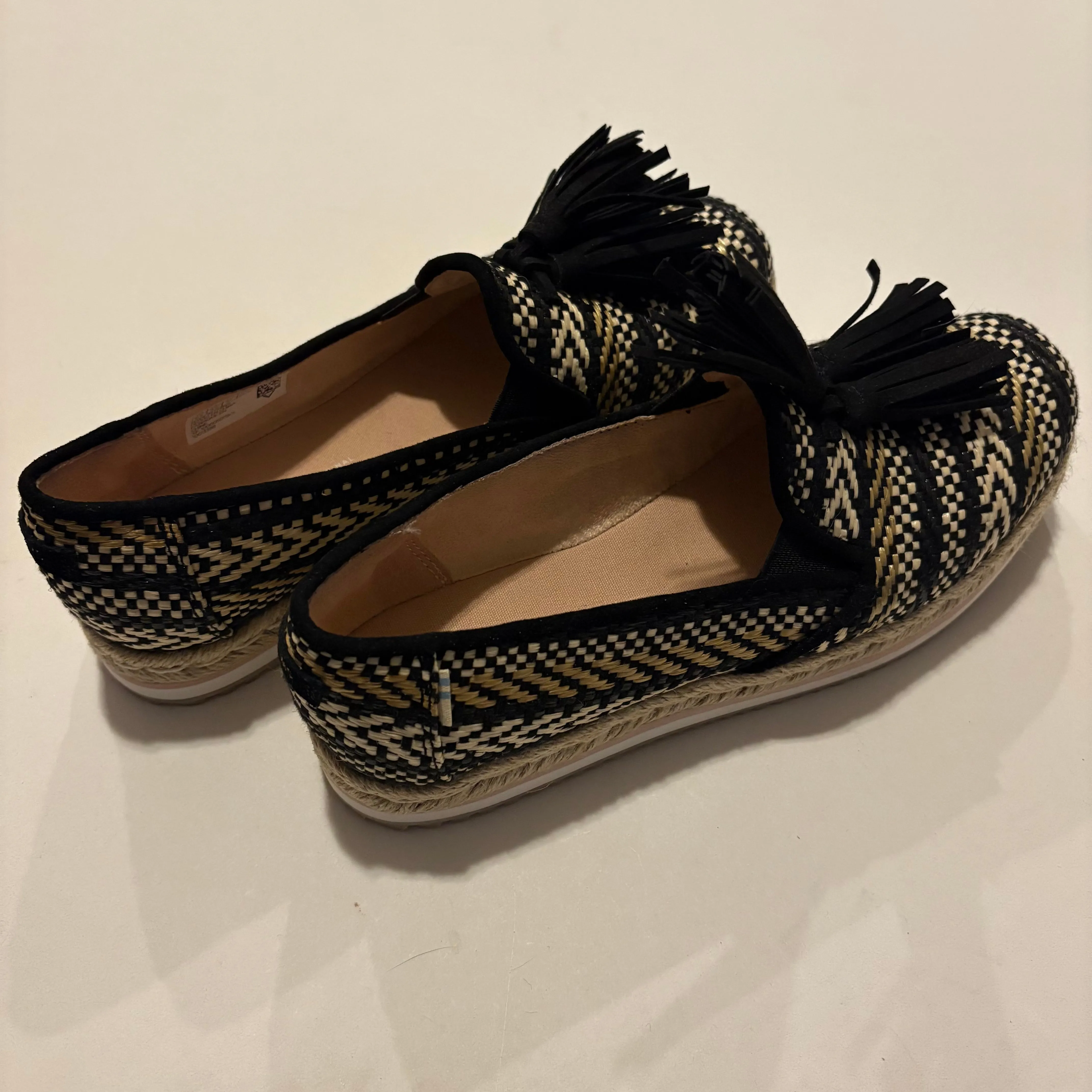 Shoes Flats By Toms In Black, Size: 6.5 toms