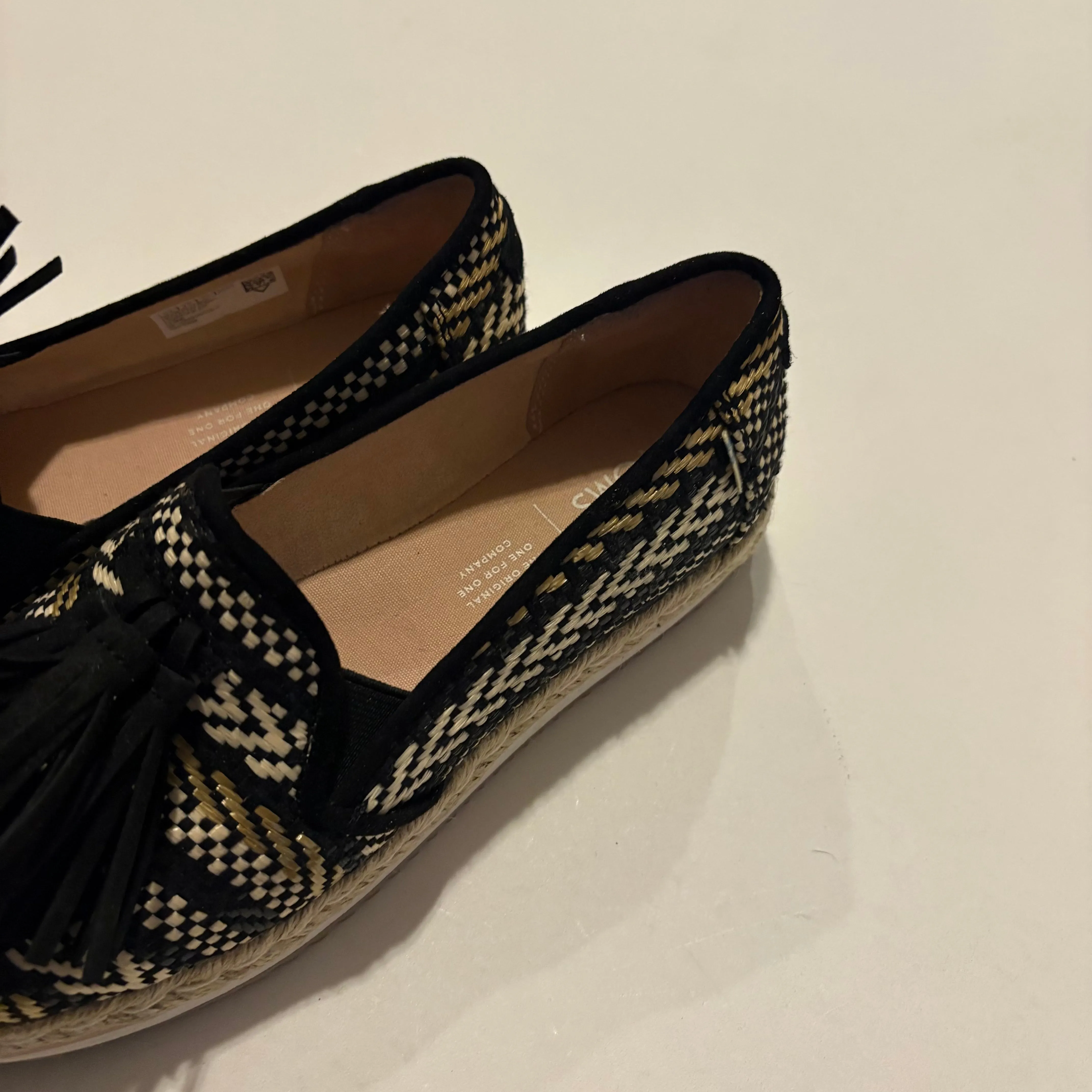 Shoes Flats By Toms In Black, Size: 6.5 toms