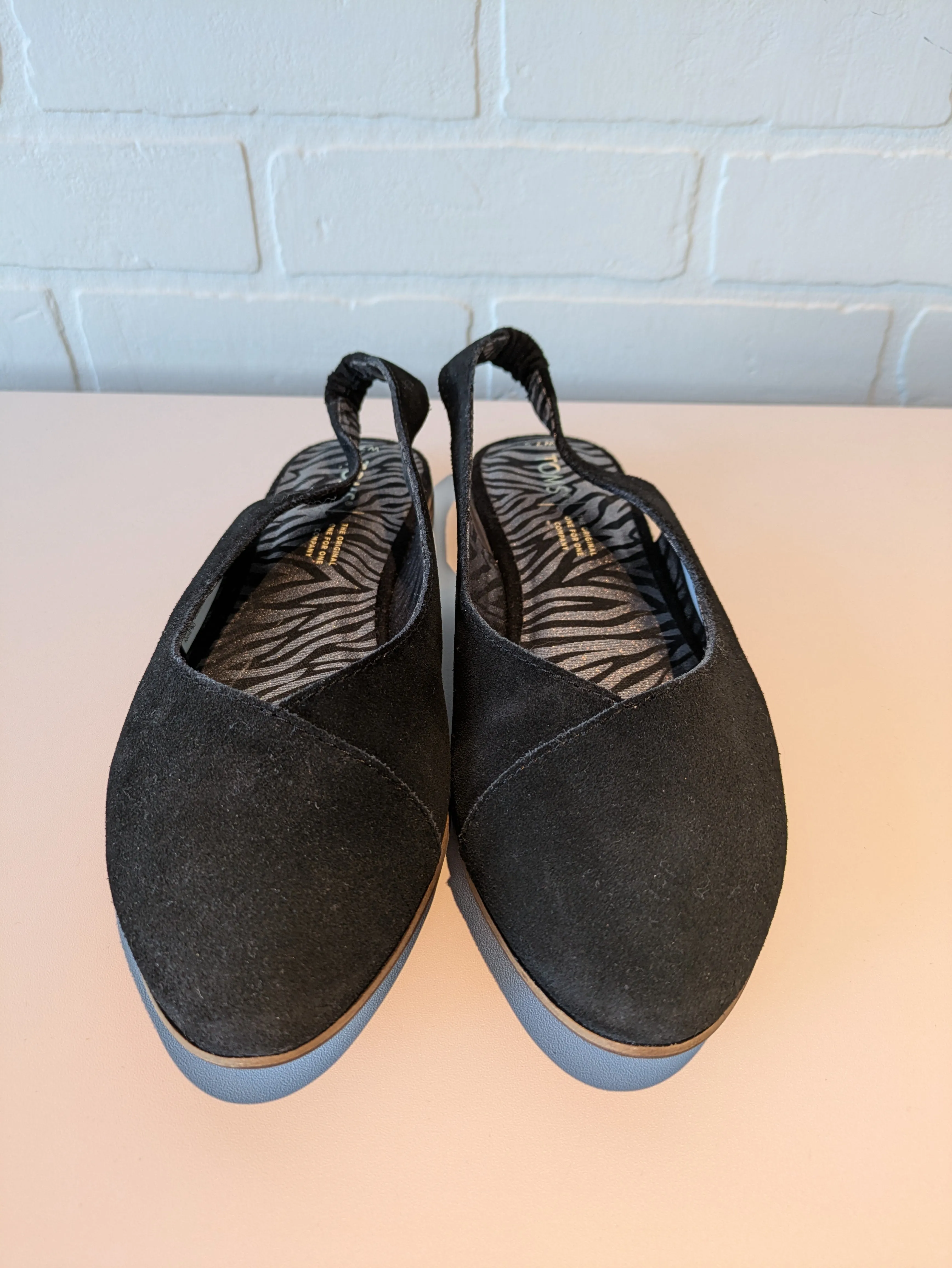 Shoes Flats By Toms In Black, Size: 7.5 toms
