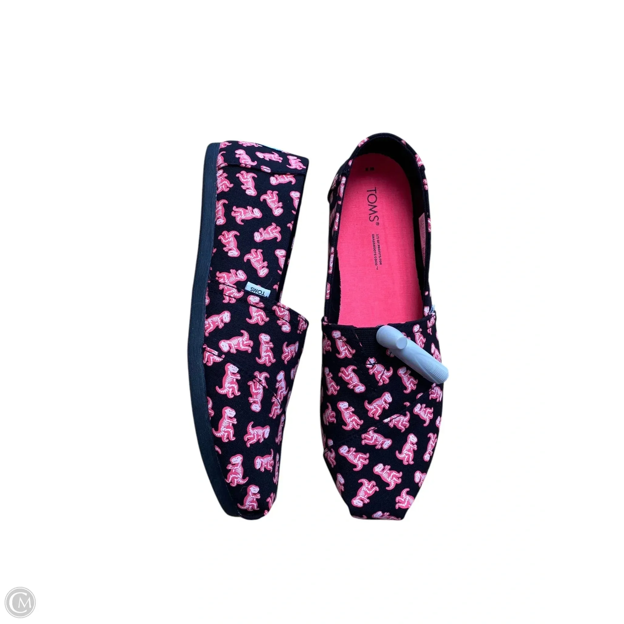 Shoes Flats By Toms In Black, Size: 8 toms