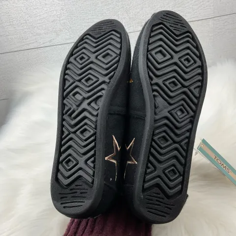 Shoes Flats By Toms In Black, Size: 8 toms