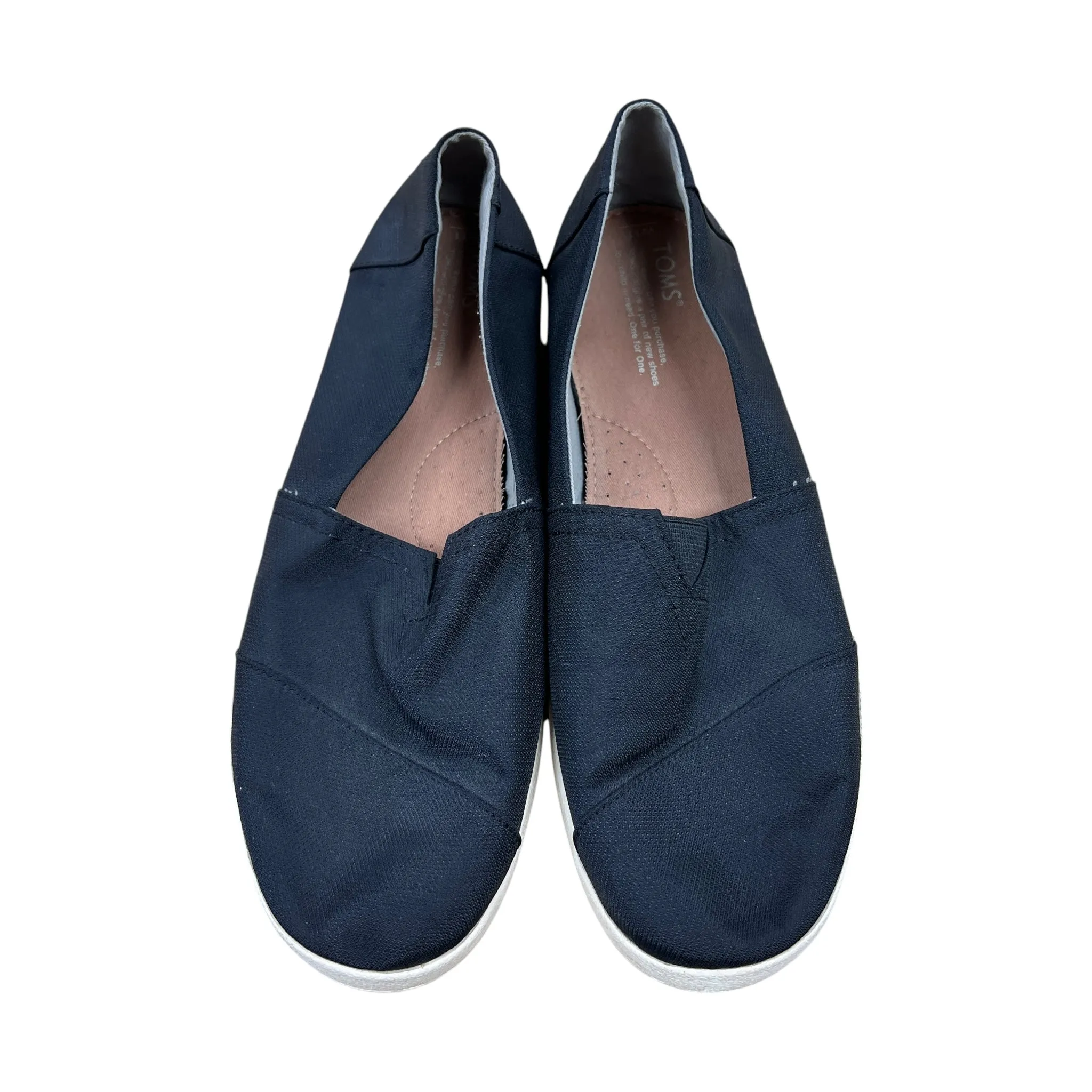 Shoes Flats By Toms In Black, Size:11 toms