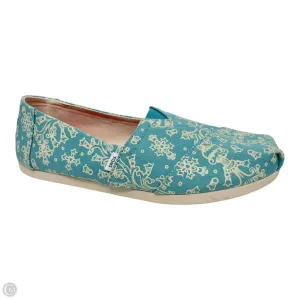 Shoes Flats By Toms In Blue & Cream, Size: 6.5 toms