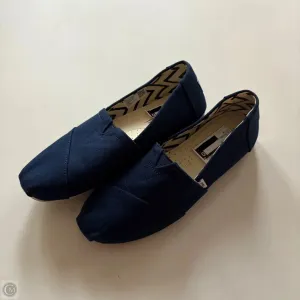 Shoes Flats By Toms In Blue, Size: 8 toms