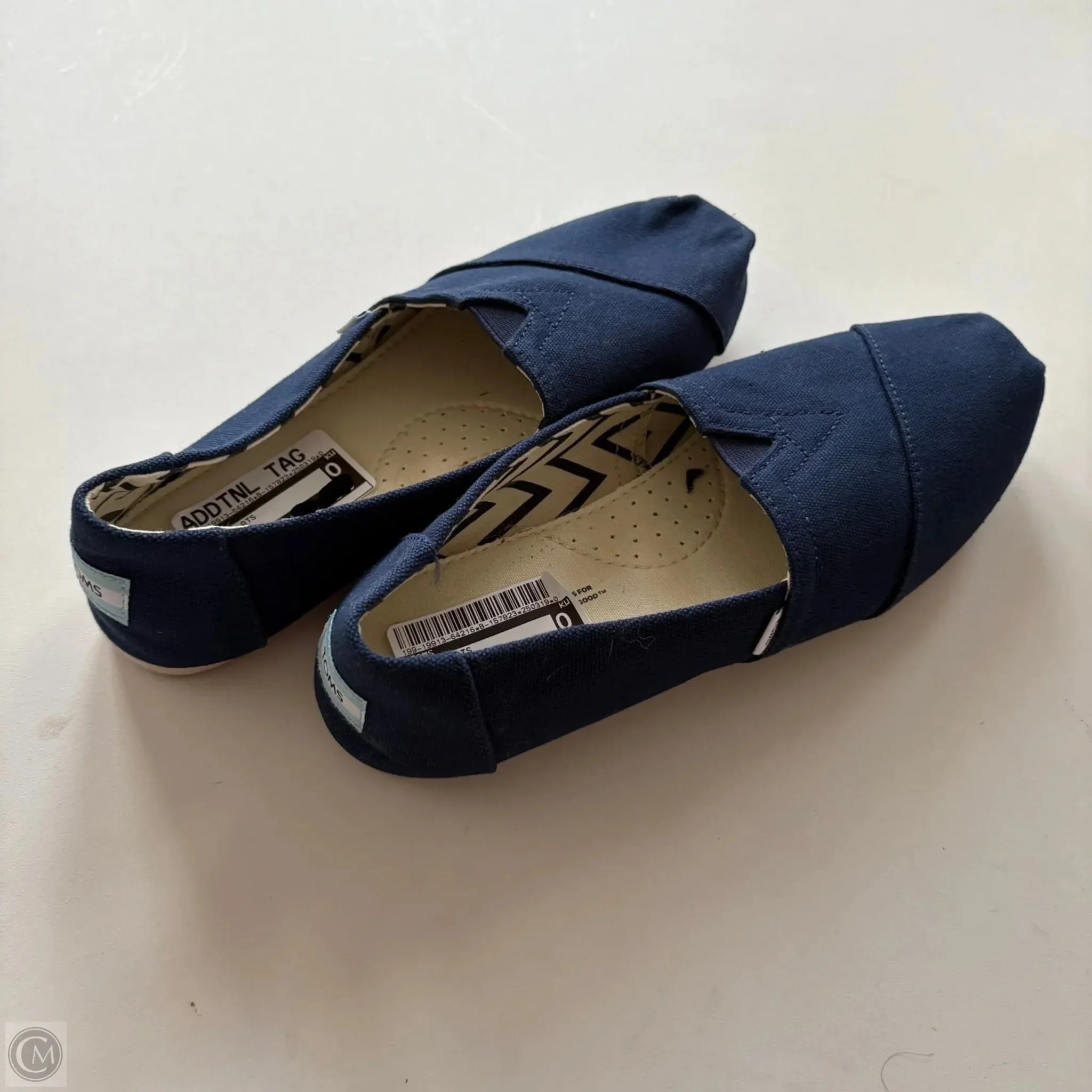 Shoes Flats By Toms In Blue, Size: 8 toms