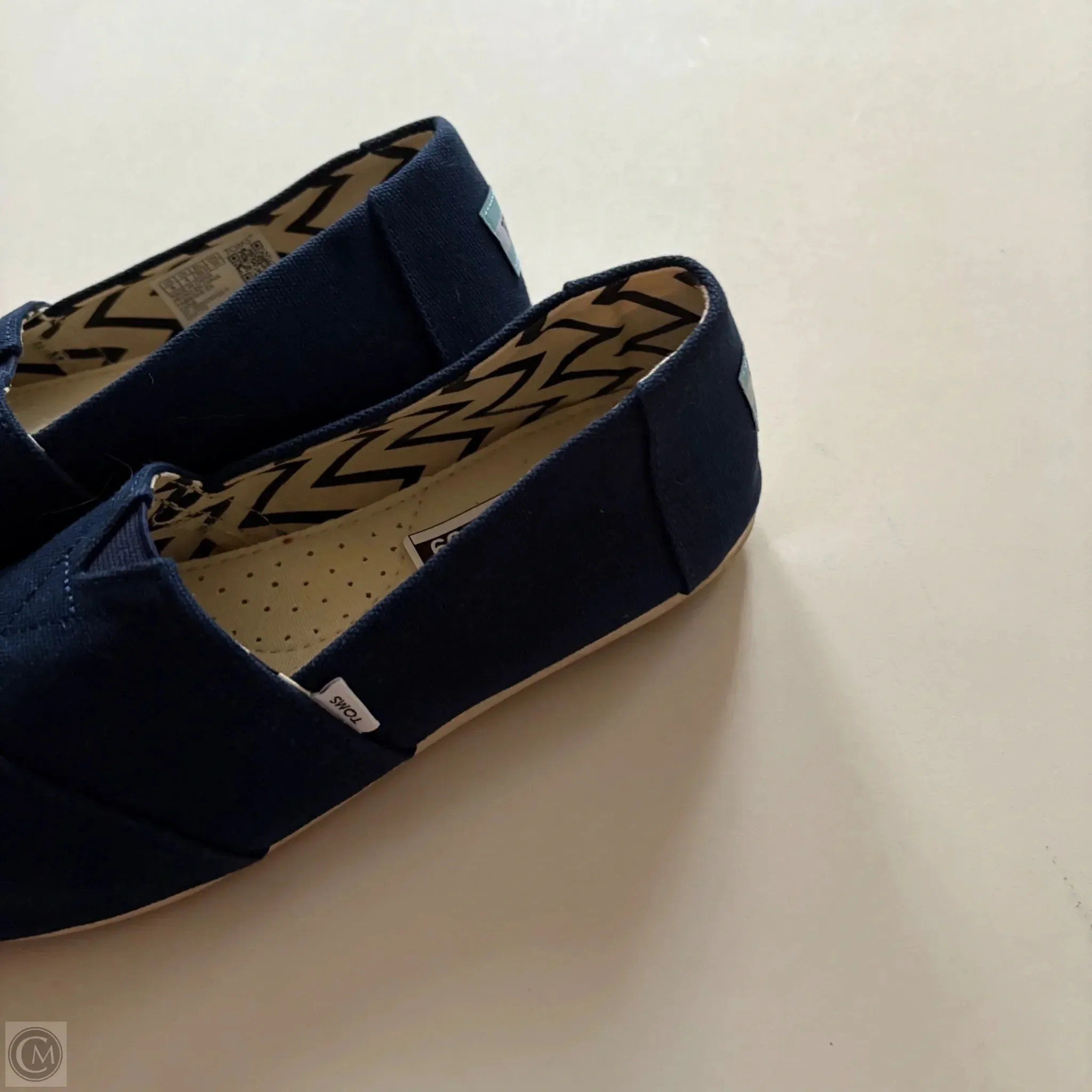 Shoes Flats By Toms In Blue, Size: 8 toms