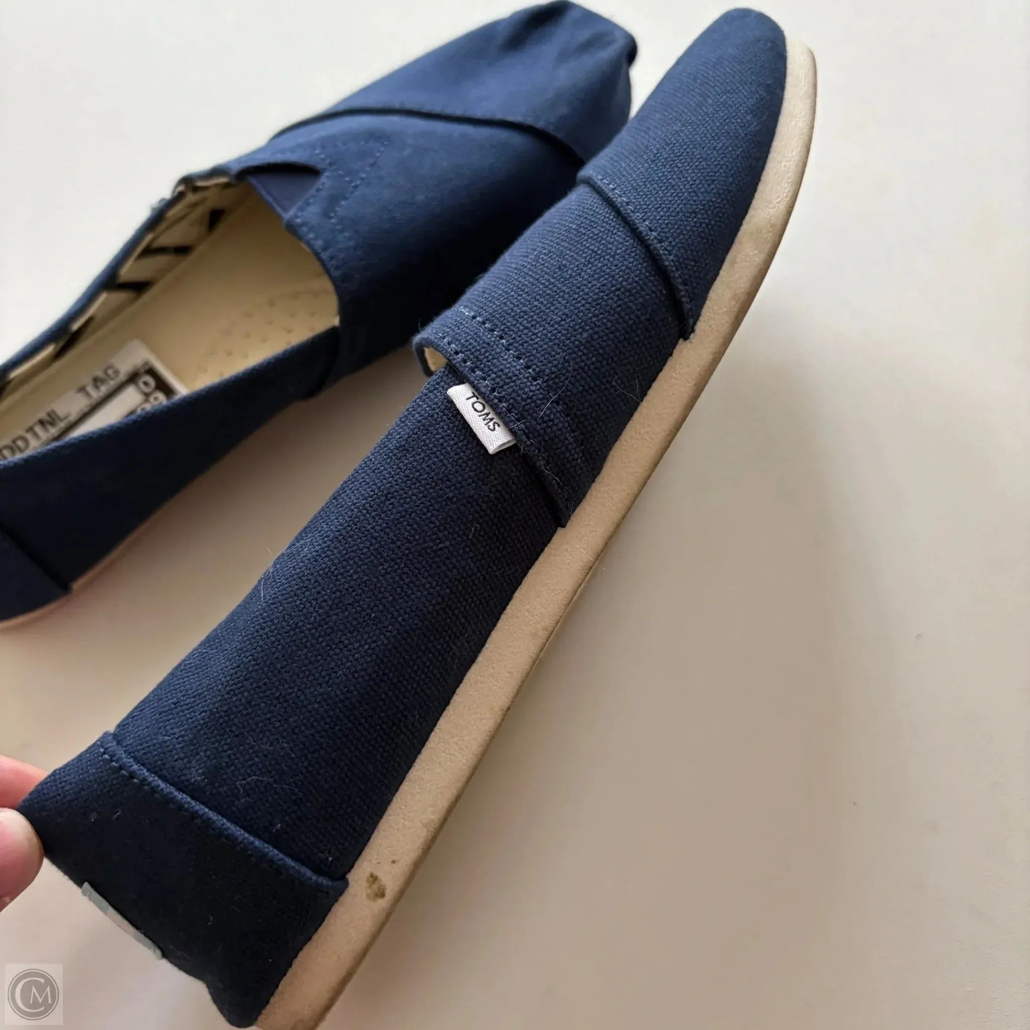 Shoes Flats By Toms In Blue, Size: 8 toms