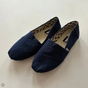 Shoes Flats By Toms In Blue, Size: 8 toms