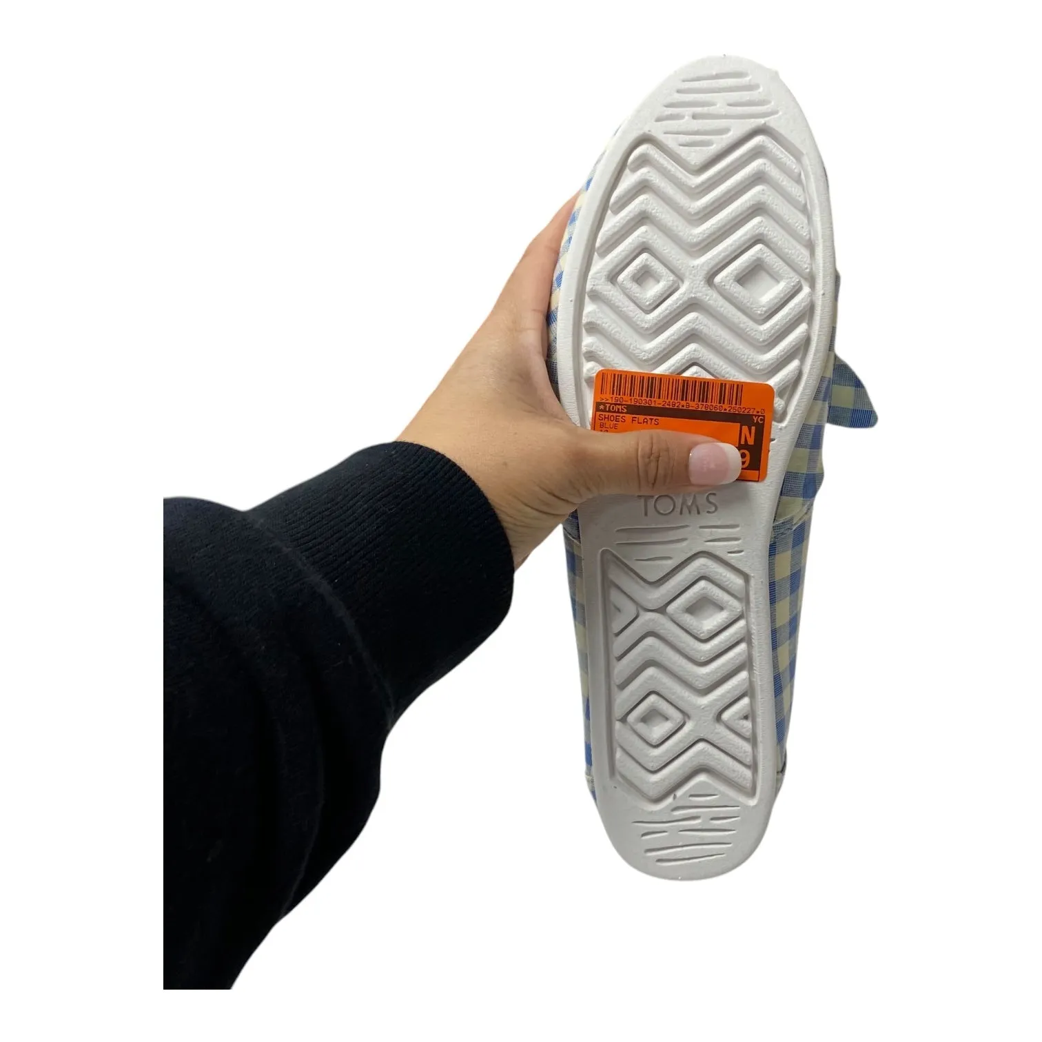 Shoes Flats By Toms In Blue, Size:10 toms