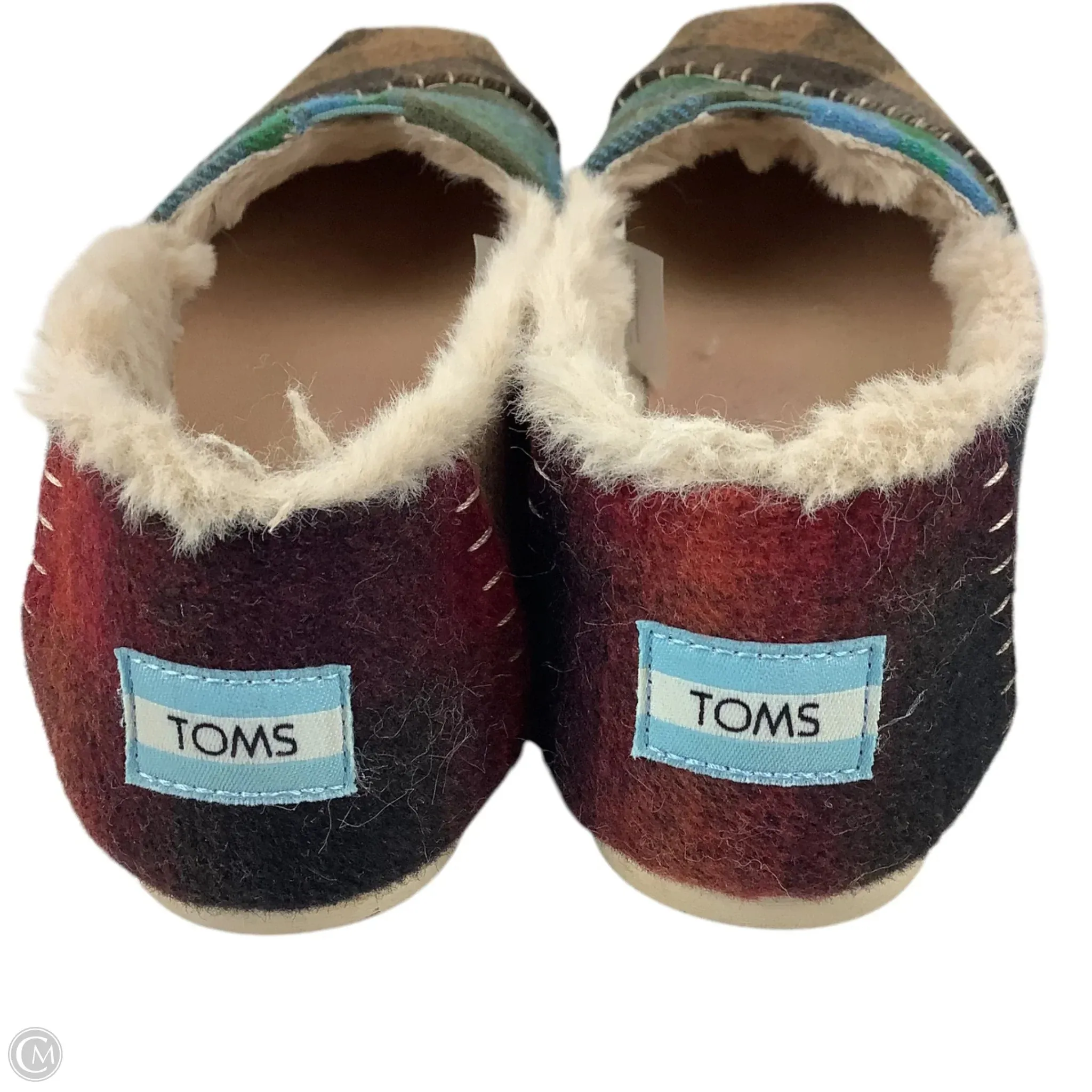Shoes Flats By Toms In Green, Size: 6.5 toms