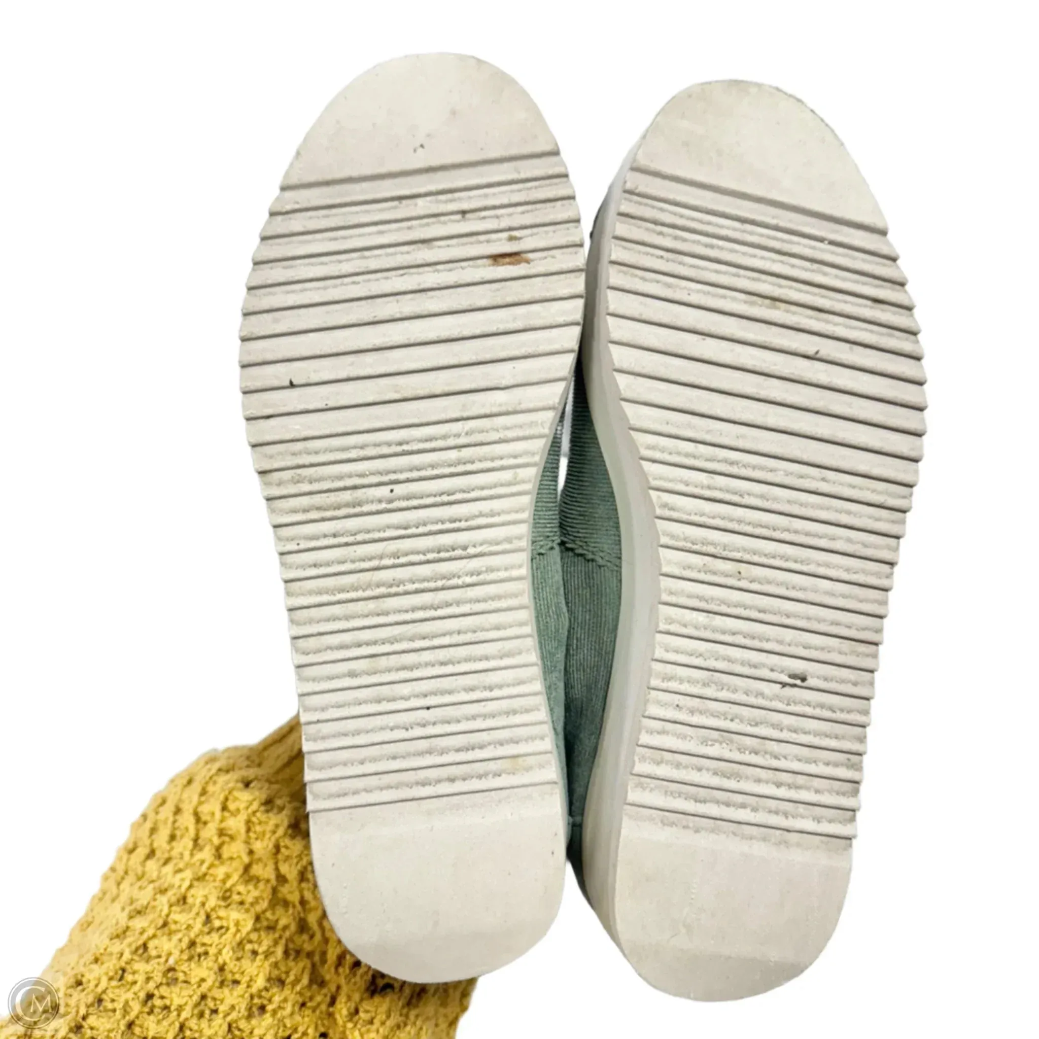 Shoes Flats By Toms In Green, Size: 7.5 toms