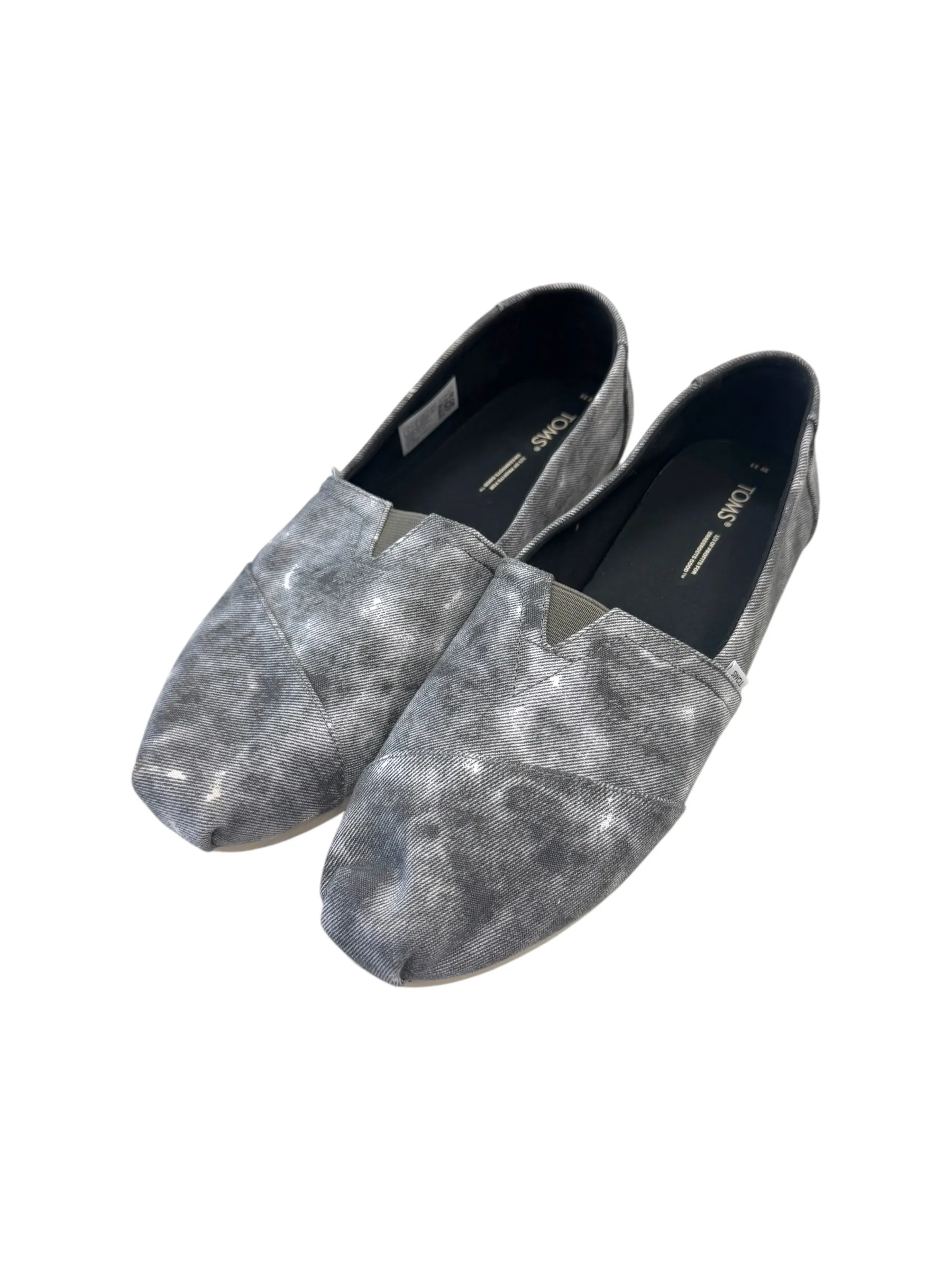 Shoes Flats By Toms In Grey, Size: 11 toms