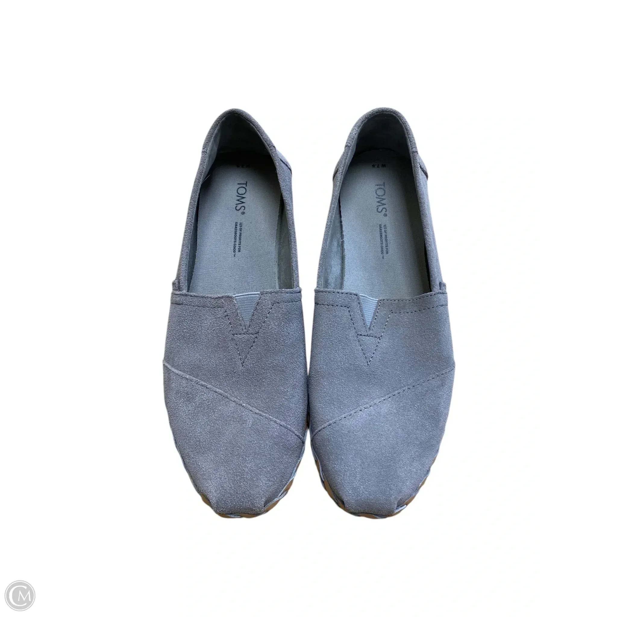 Shoes Flats By Toms In Grey, Size: 7.5 toms