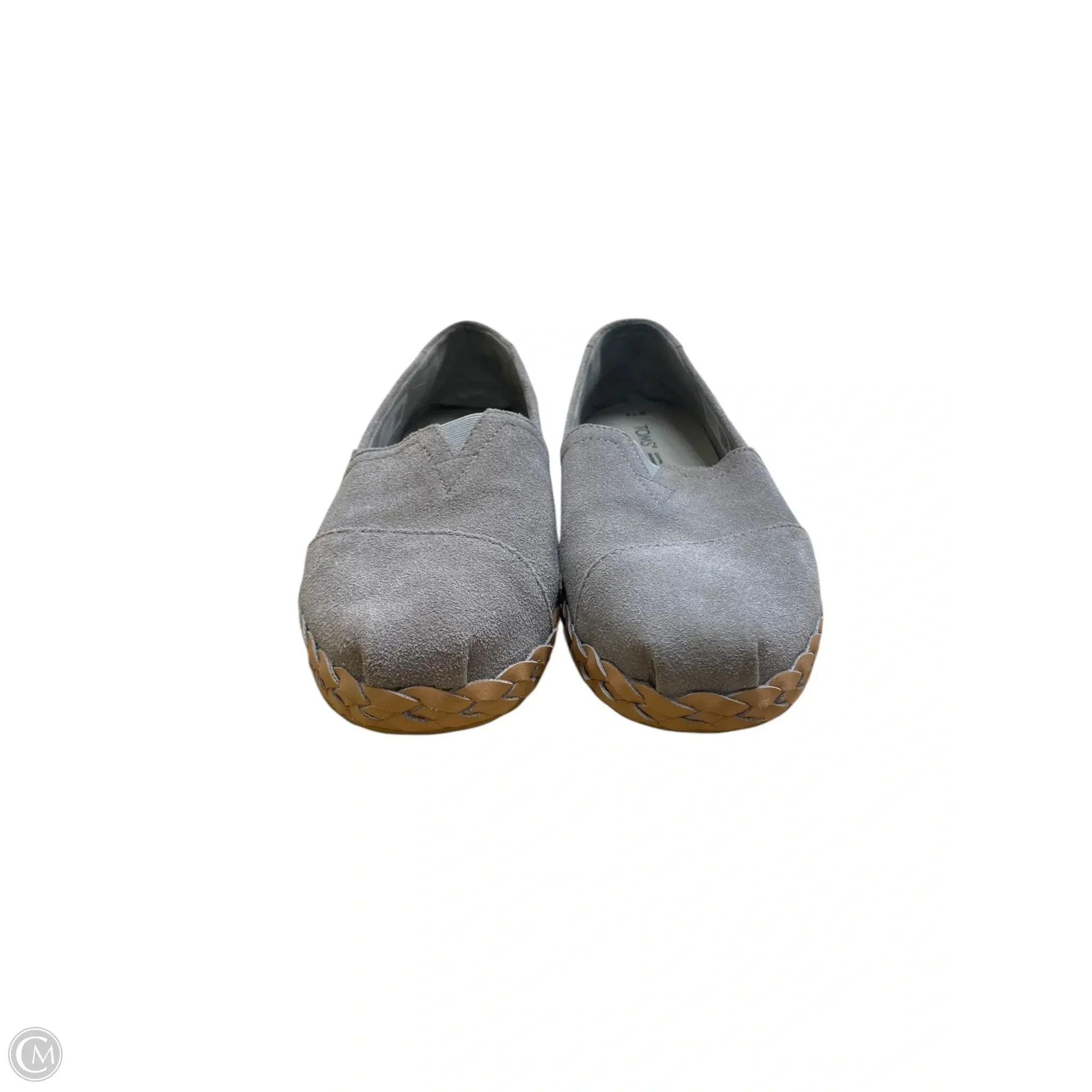 Shoes Flats By Toms In Grey, Size: 7.5 toms