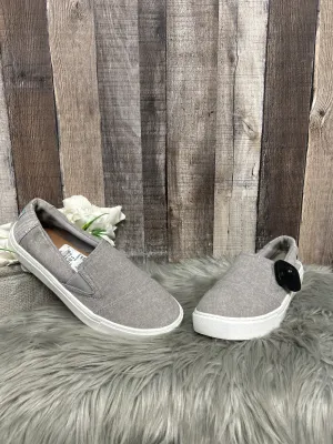 Shoes Flats By Toms In Grey, Size: 9 toms