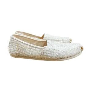 Shoes Flats By Toms In Ivory, Size:10 toms