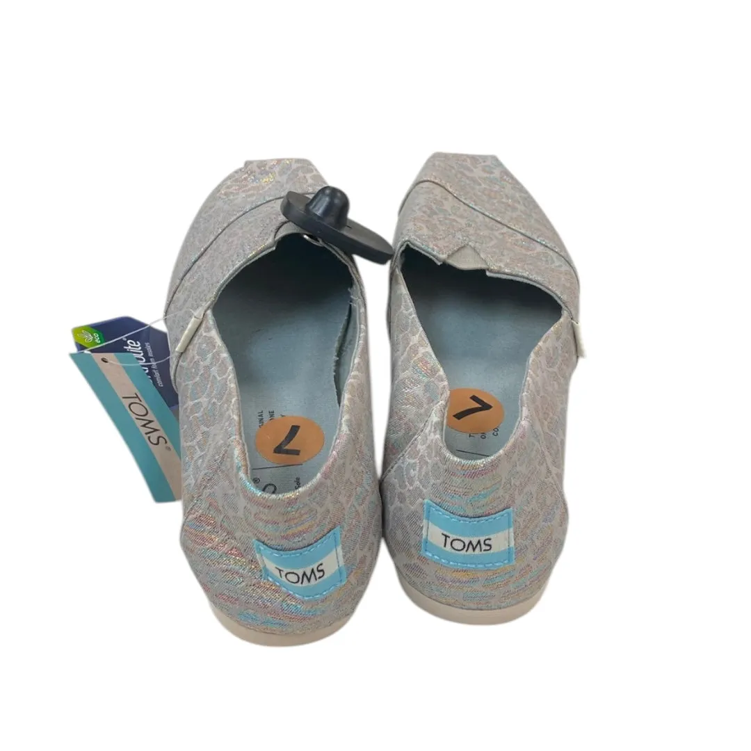 Shoes Flats By Toms In Multi, Size:7 toms