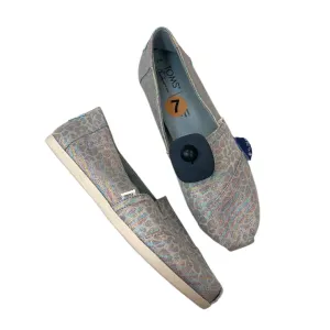 Shoes Flats By Toms In Multi, Size:7 toms