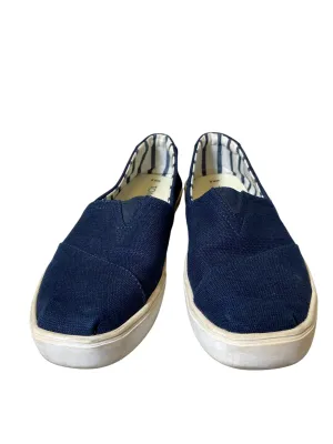 Shoes Flats By Toms In Navy, Size: 8.5 toms