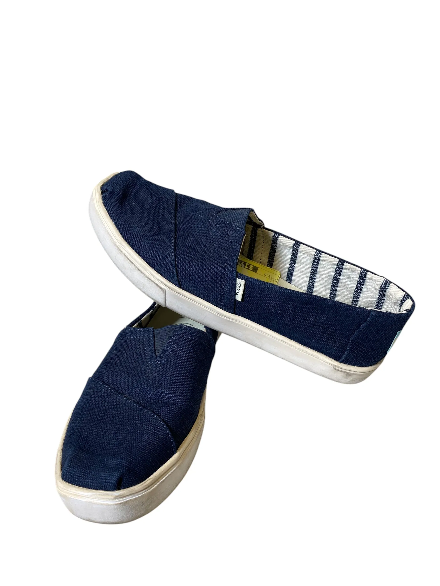 Shoes Flats By Toms In Navy, Size: 8.5 toms