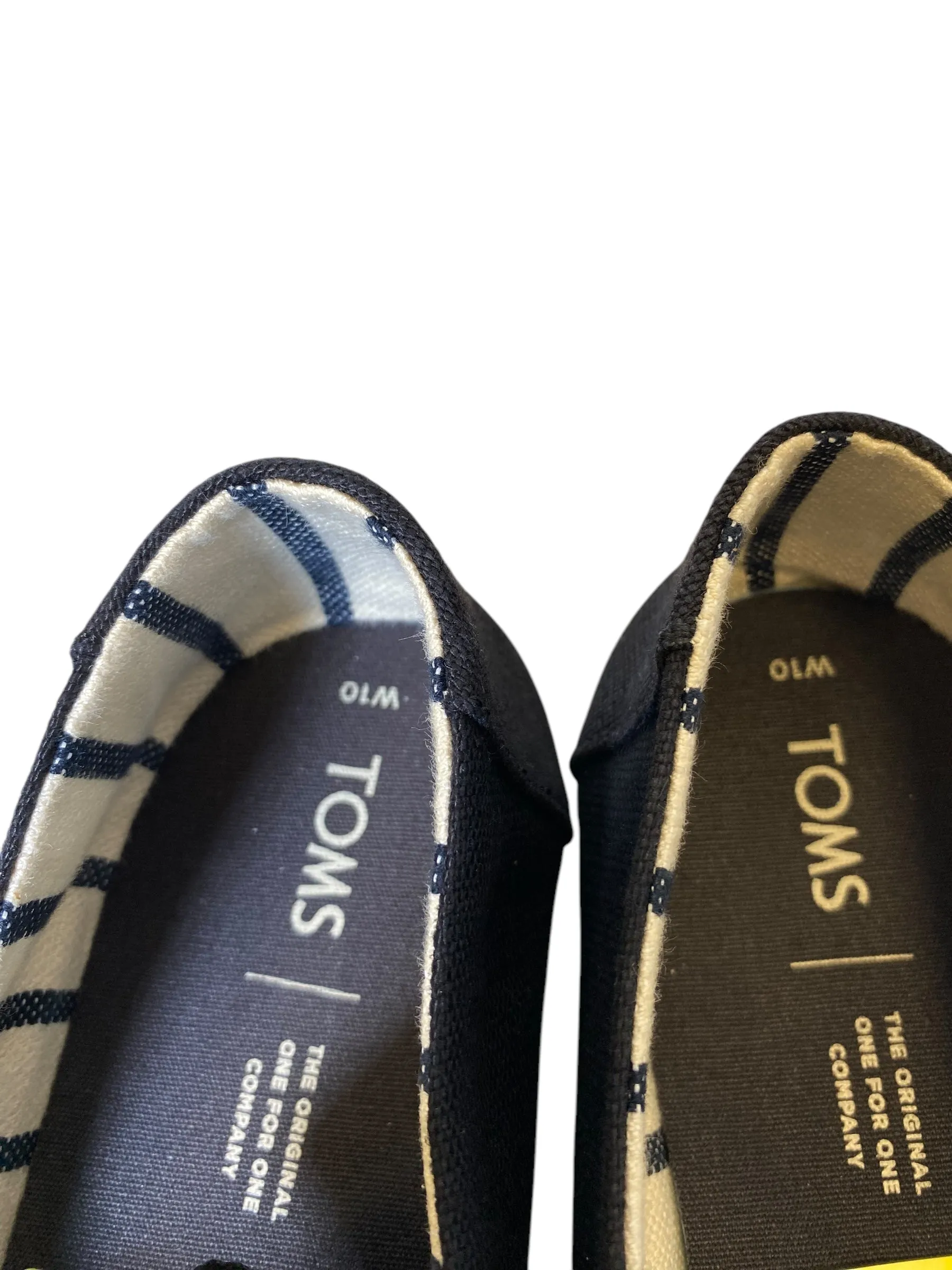 Shoes Flats By Toms In Navy, Size: 8.5 toms