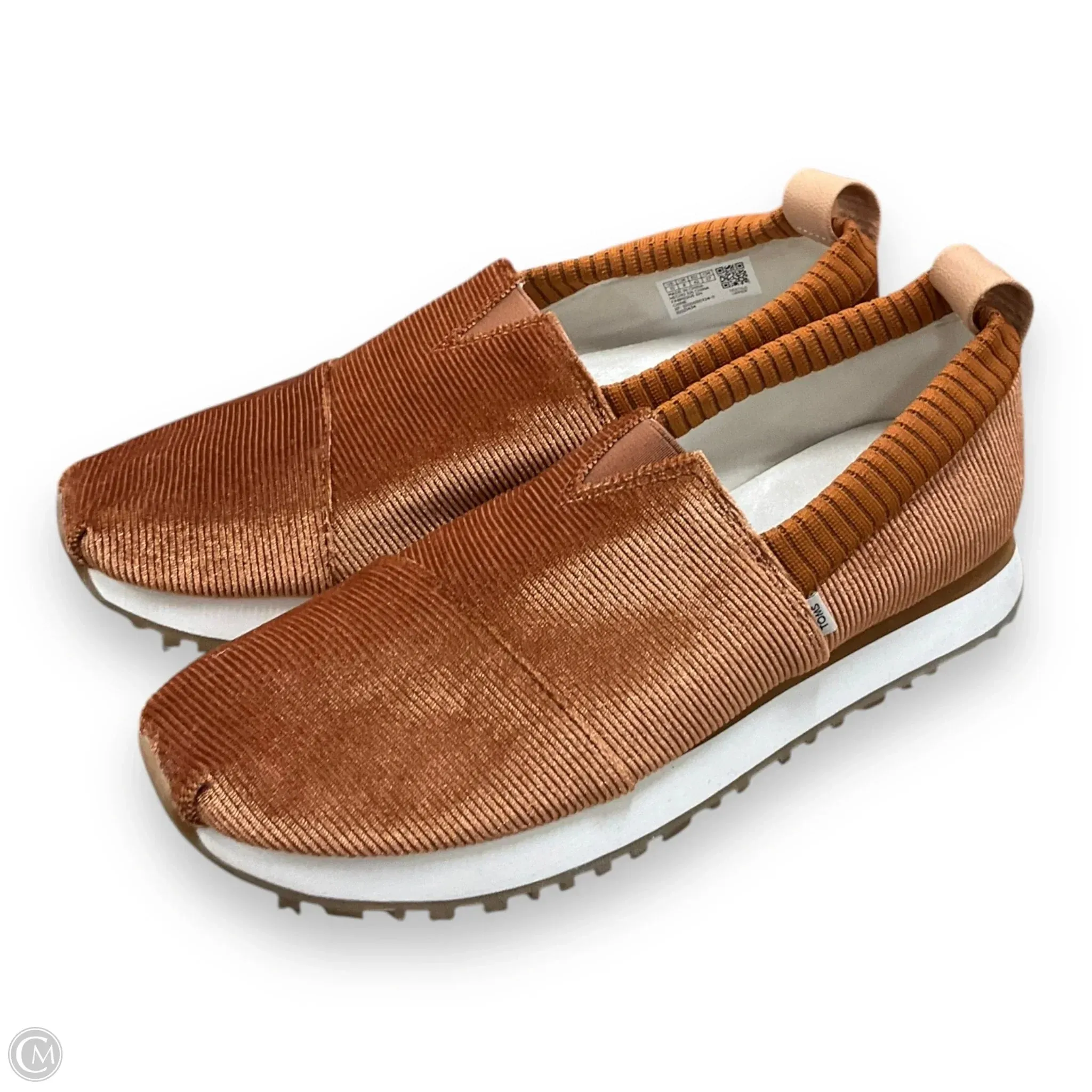 Shoes Flats By Toms In Orange, Size: 10 toms