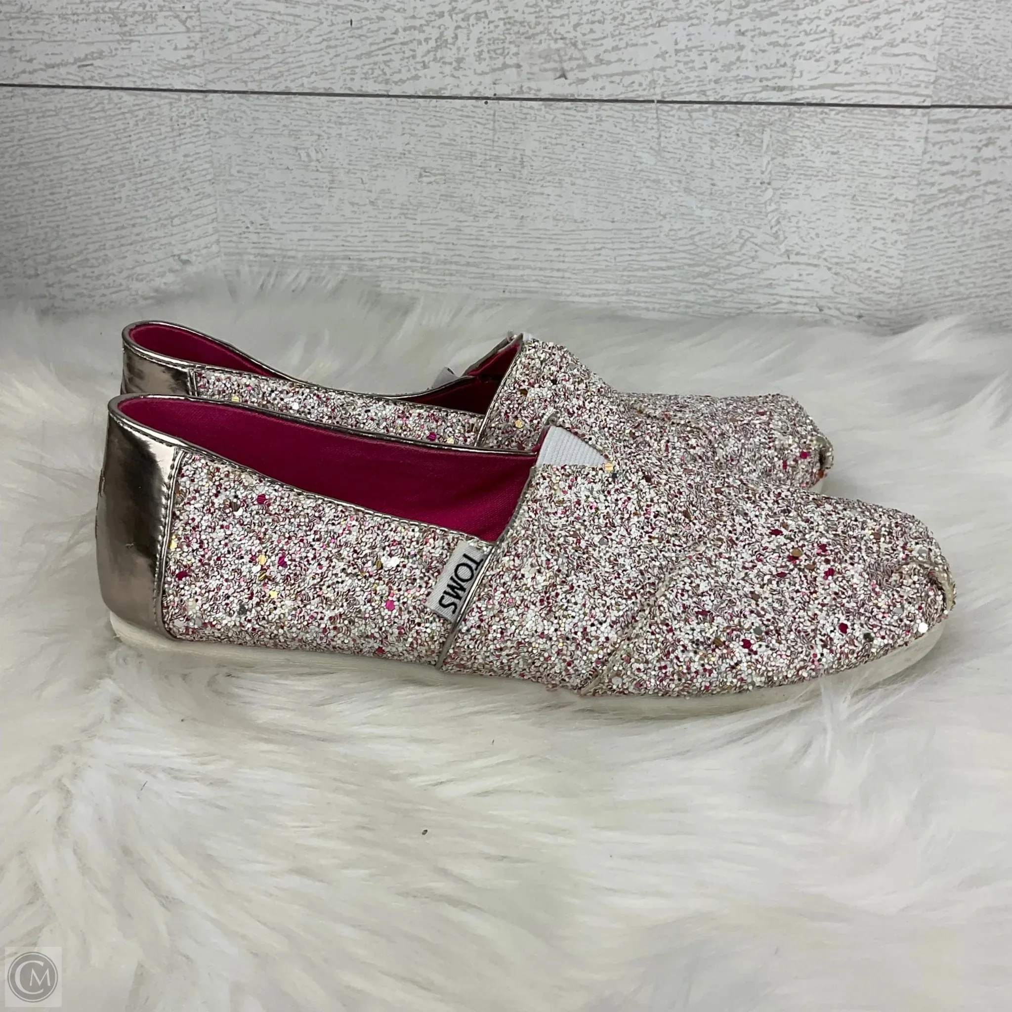 Shoes Flats By Toms In Pink, Size: 6.5 toms