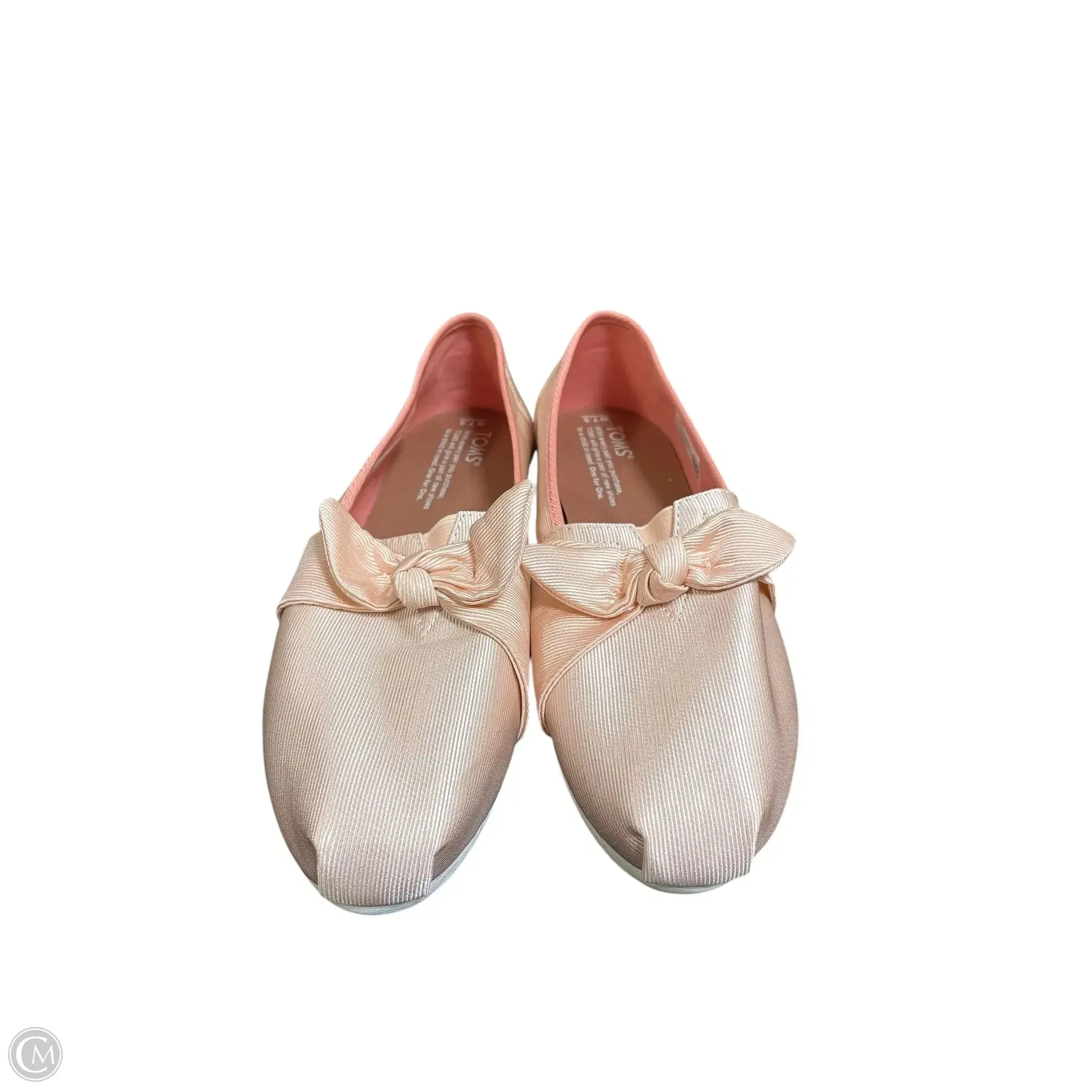Shoes Flats By Toms In Pink, Size: 7.5 toms