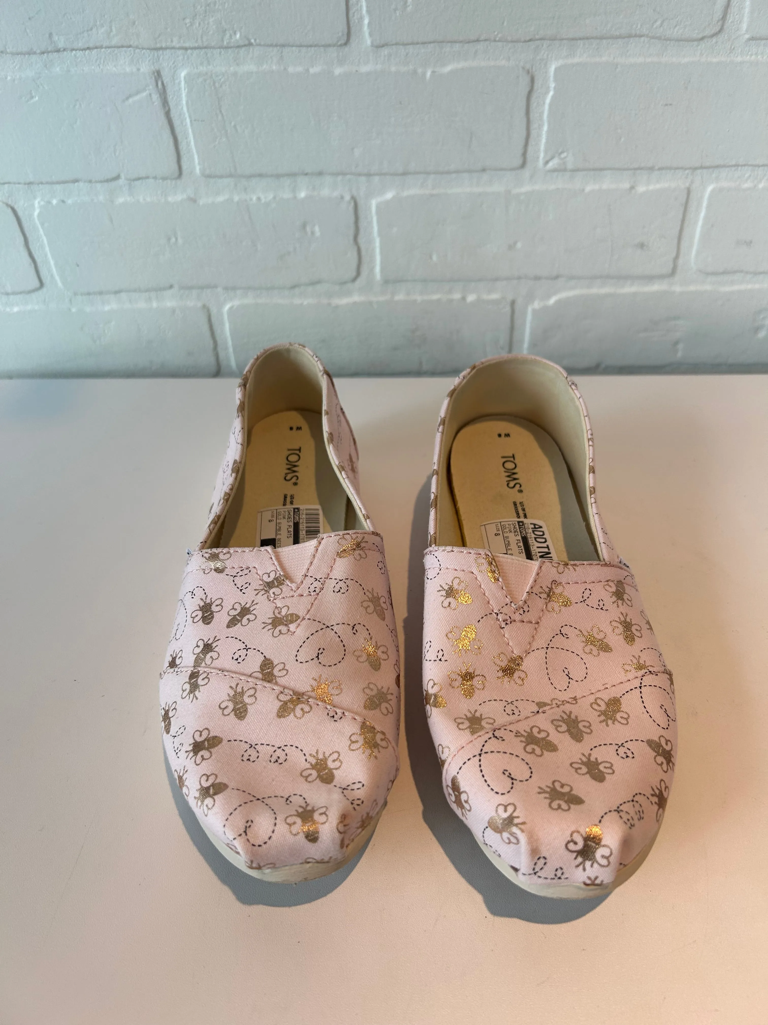 Shoes Flats By Toms In Pink, Size: 8 toms