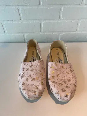 Shoes Flats By Toms In Pink, Size: 8 toms